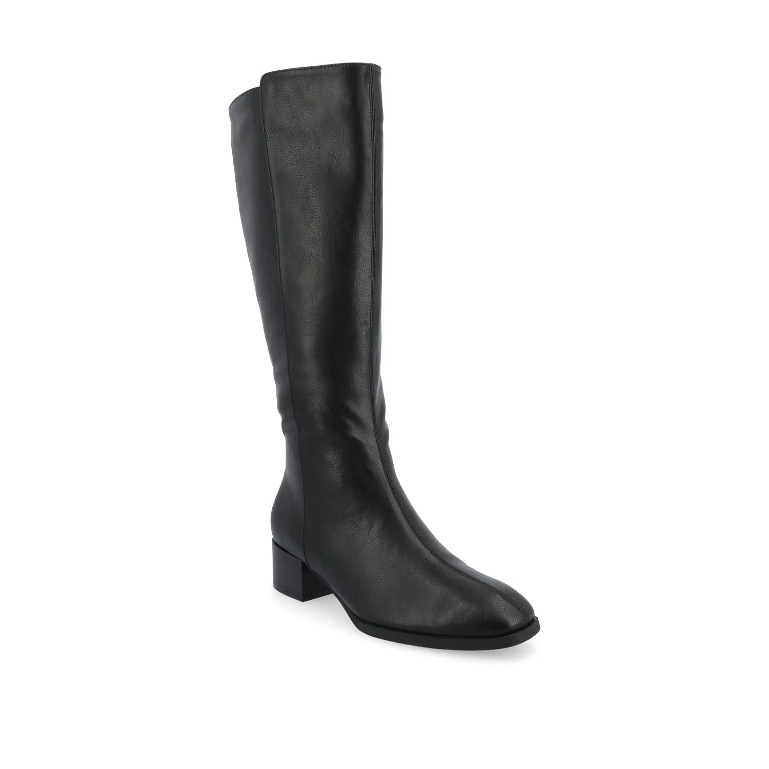 DEVRI KNEE HIGH BOOTS IN FAUX LEATHER daily wear