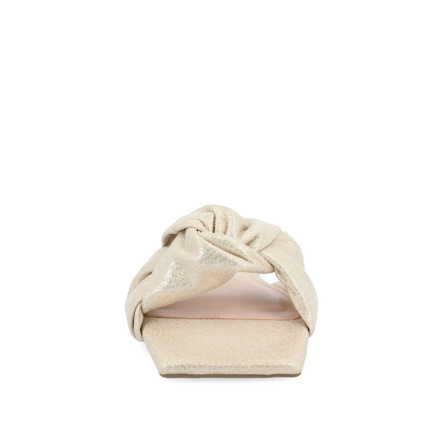 DIANAH SLIDE SANDALS IN FAUX LEATHER tote vibe