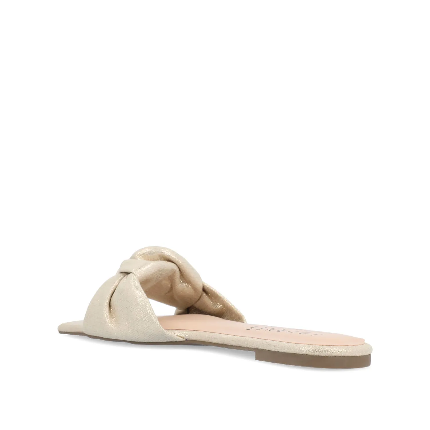 DIANAH SLIDE SANDALS IN FAUX LEATHER tote vibe