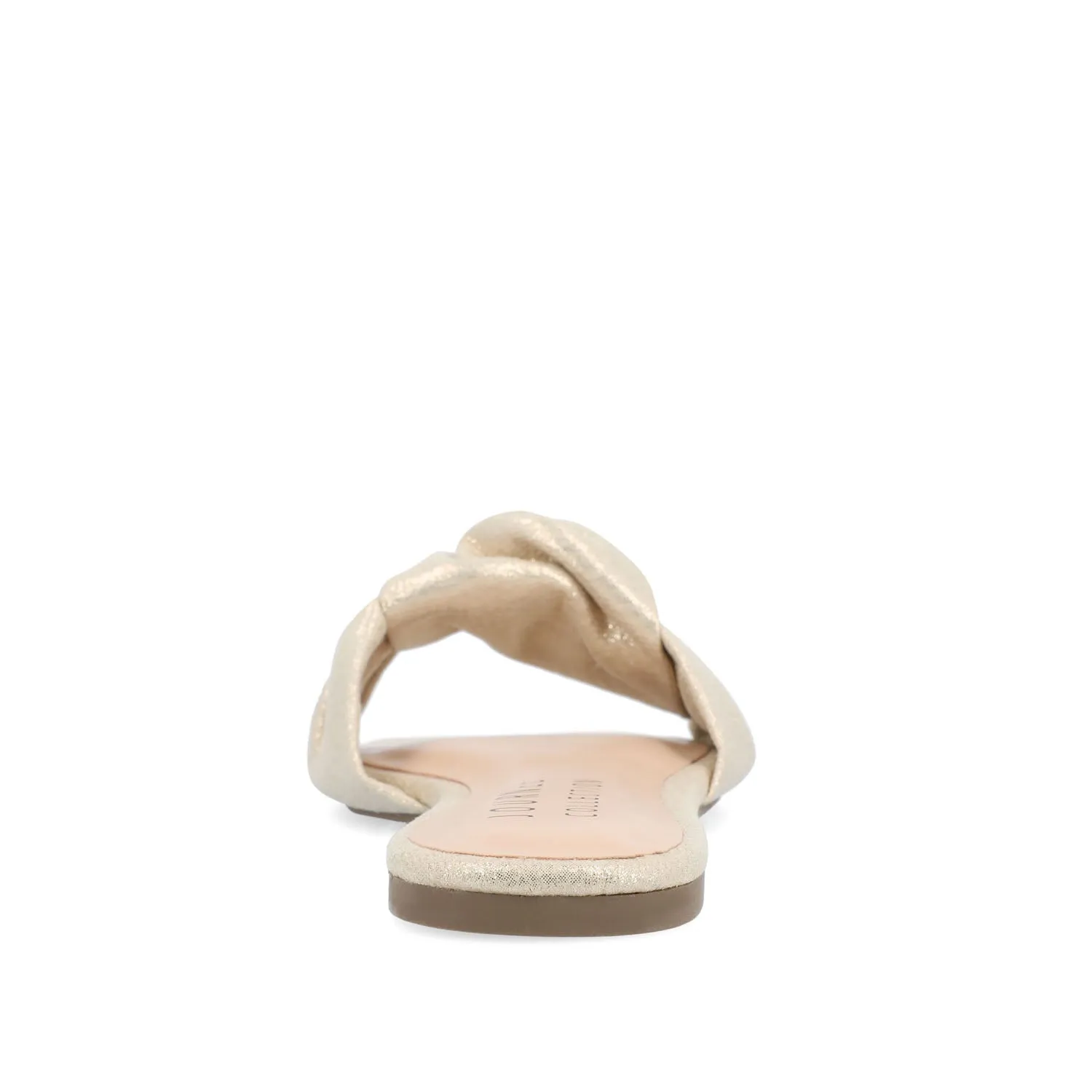 DIANAH SLIDE SANDALS IN FAUX LEATHER tote vibe
