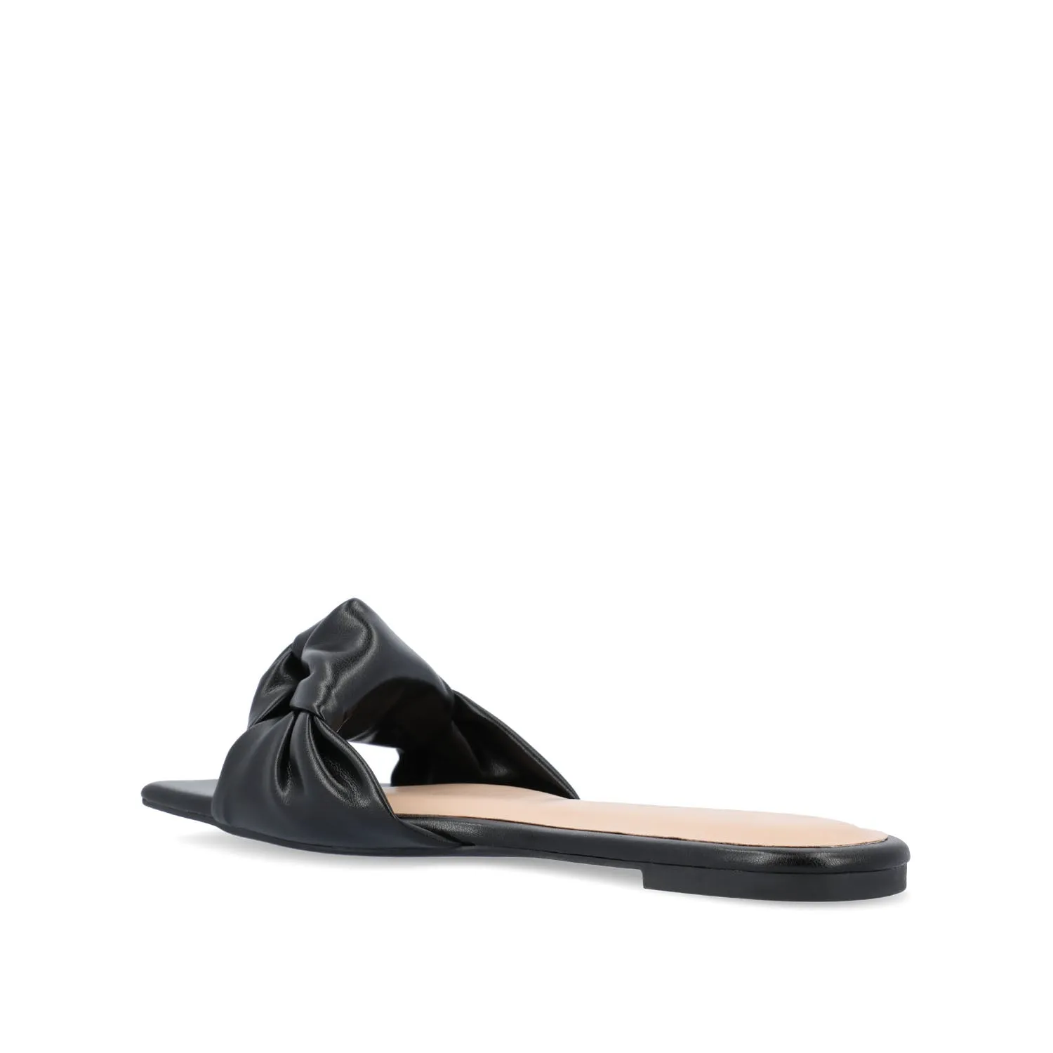 DIANAH SLIDE SANDALS IN FAUX LEATHER tote vibe
