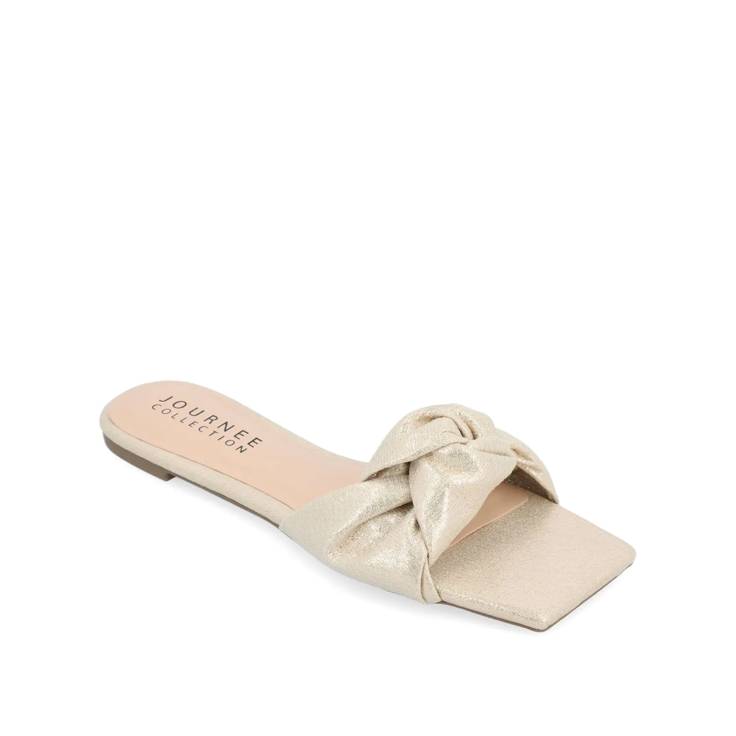 DIANAH SLIDE SANDALS IN FAUX LEATHER tote vibe