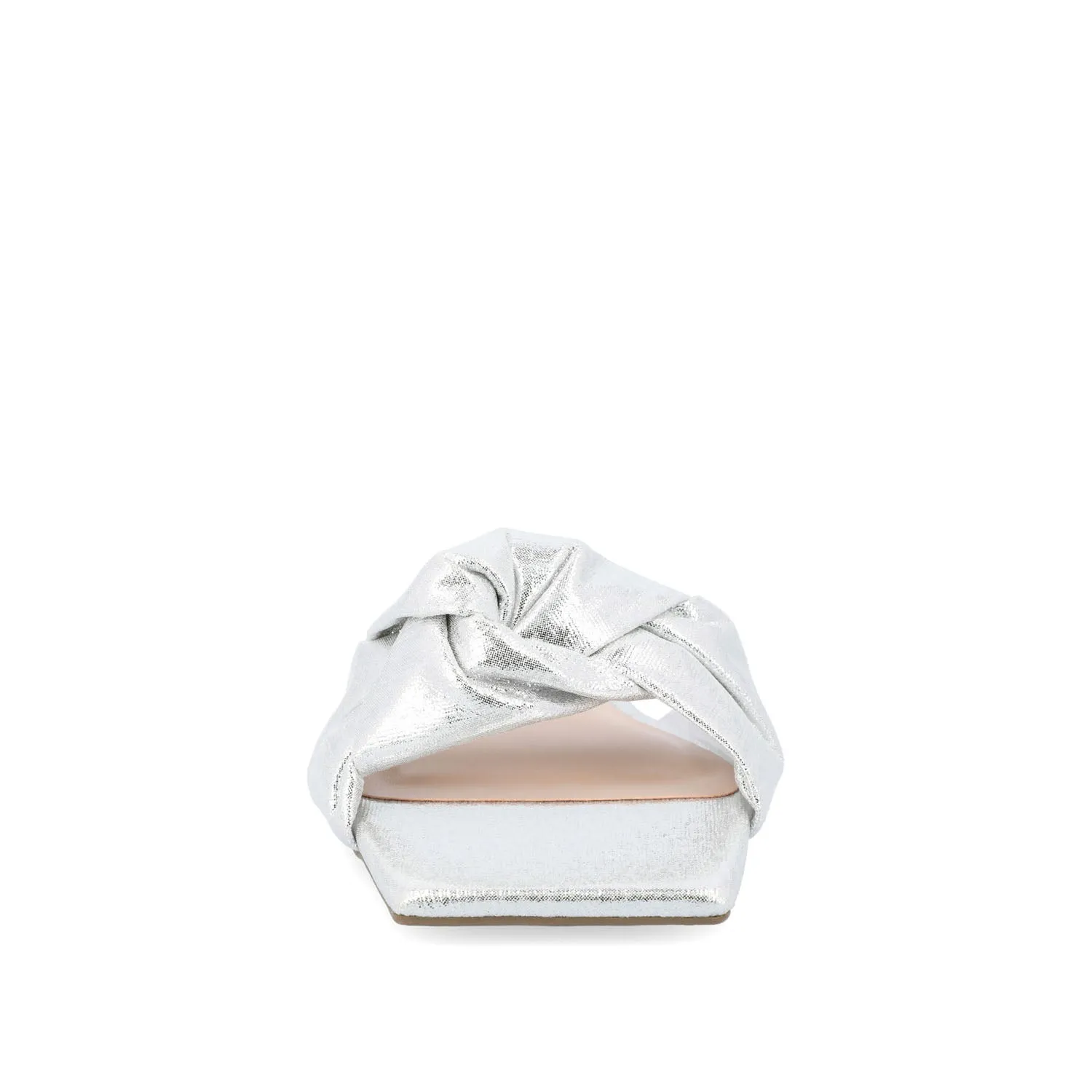 DIANAH SLIDE SANDALS IN FAUX LEATHER tote vibe