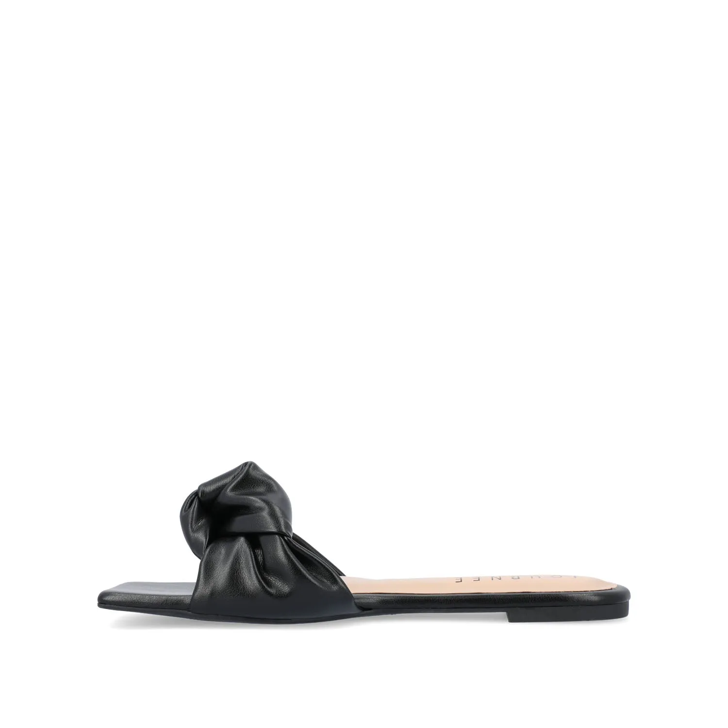 DIANAH SLIDE SANDALS IN FAUX LEATHER tote vibe