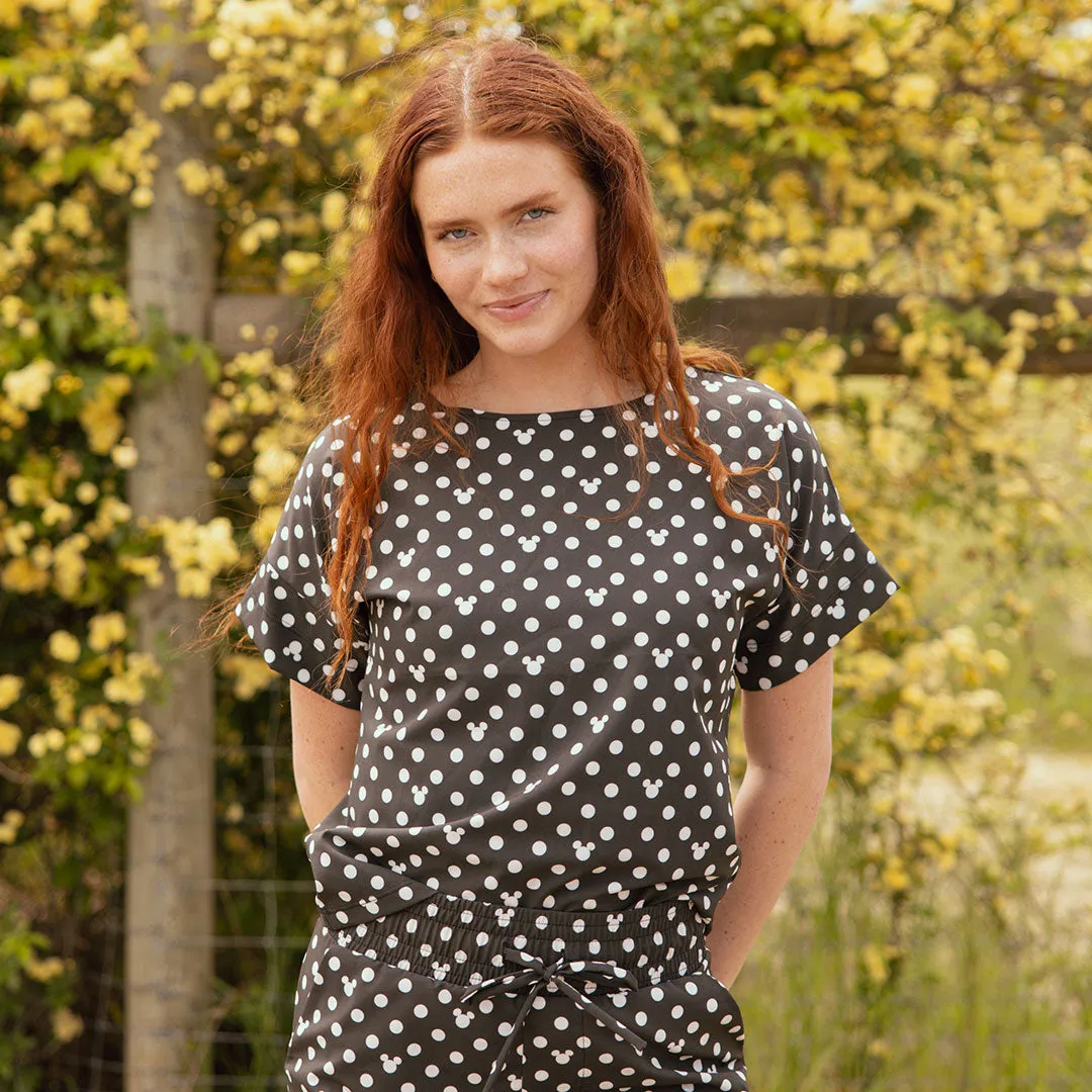 Disney Boss Tee, Mickey Dot minimal clean