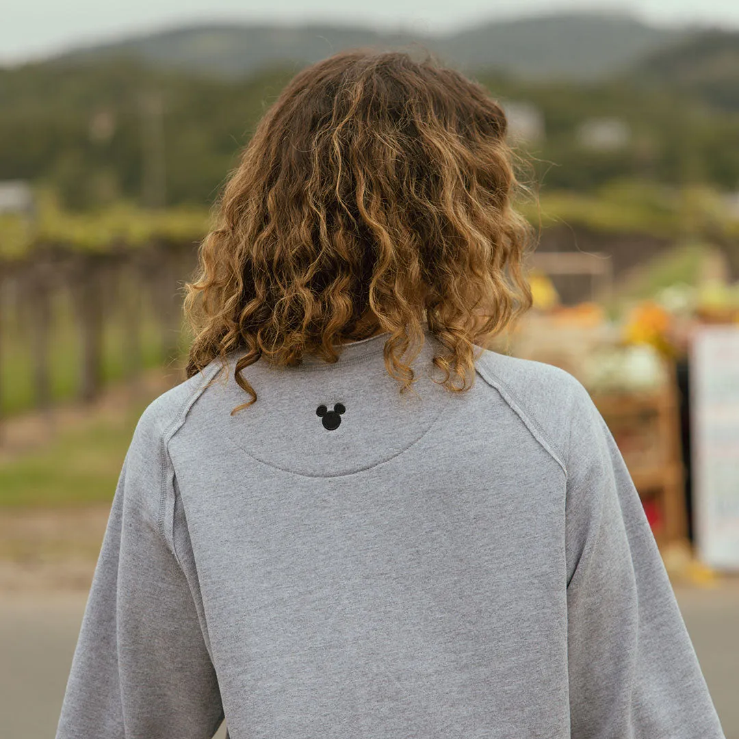 Disney Mickey Long Crew Sweatshirt, Grey car ready