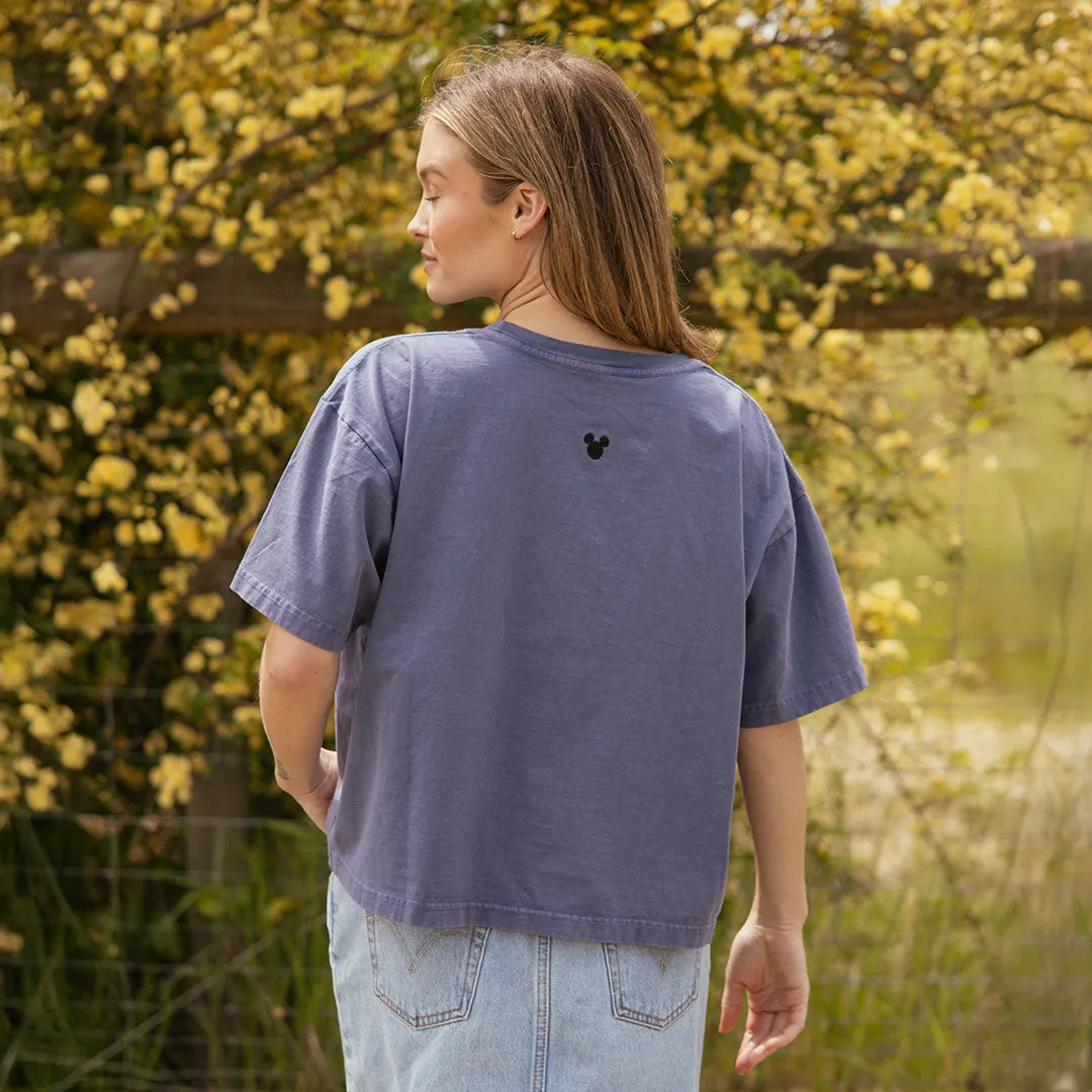 Disney Mickey Oversized Tee, Blue summer cool