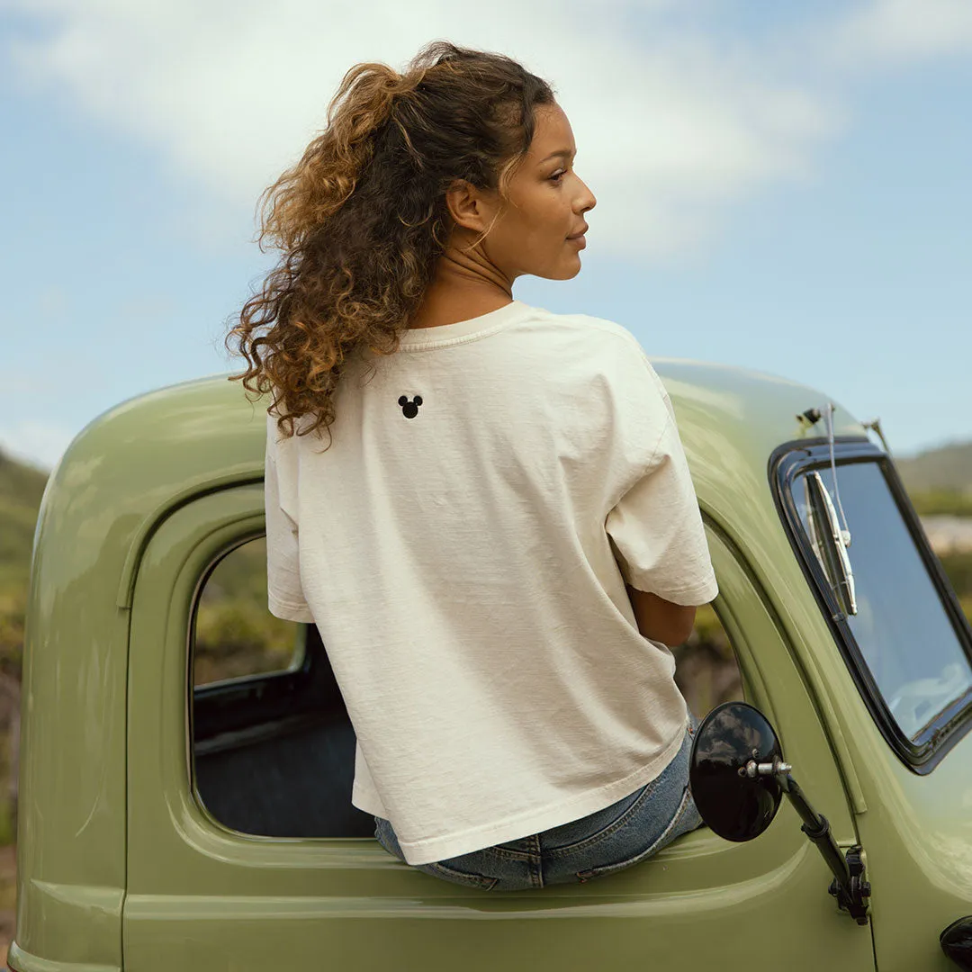 Disney Mickey Oversized Tee, Natural ride cool