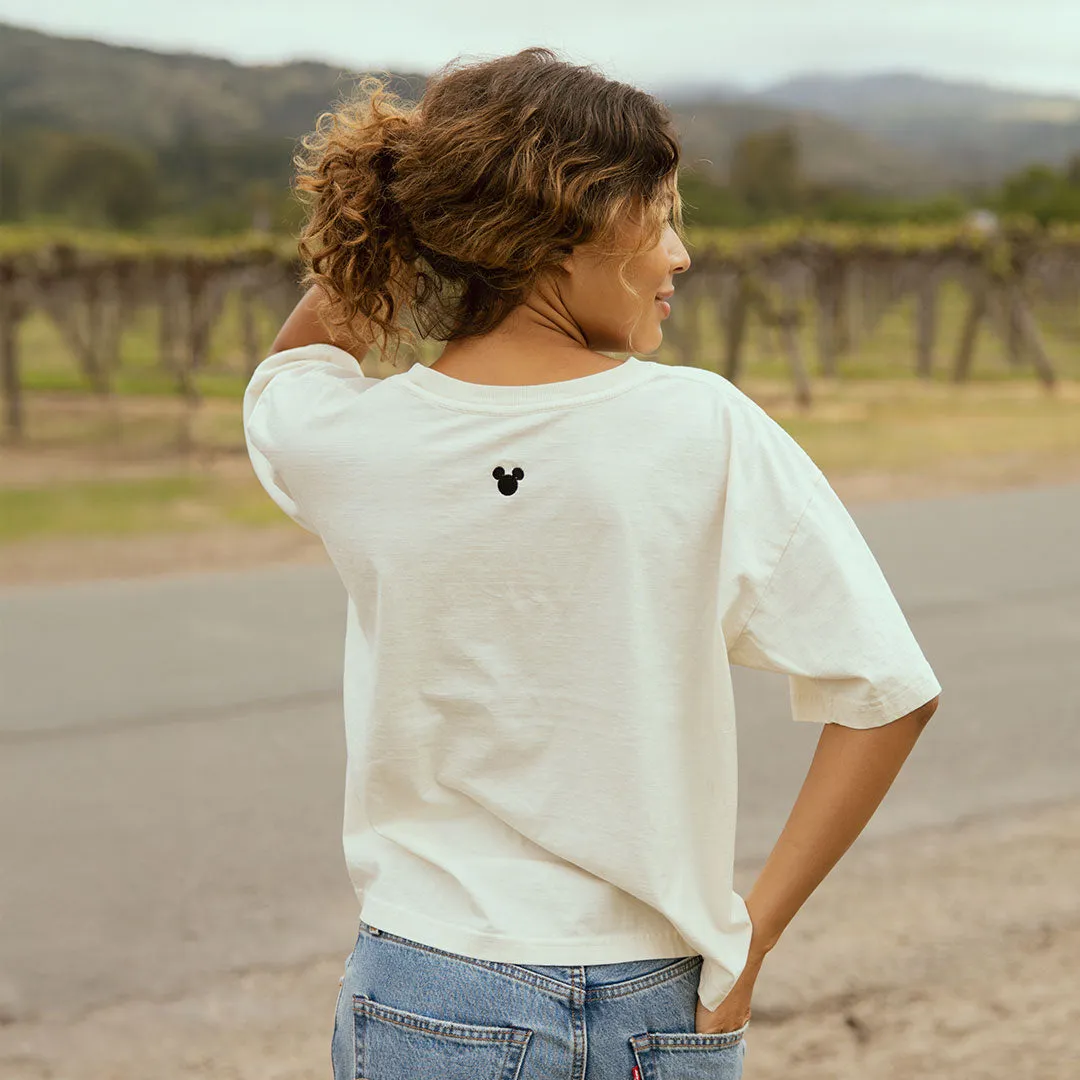 Disney Mickey Oversized Tee, Natural ride cool