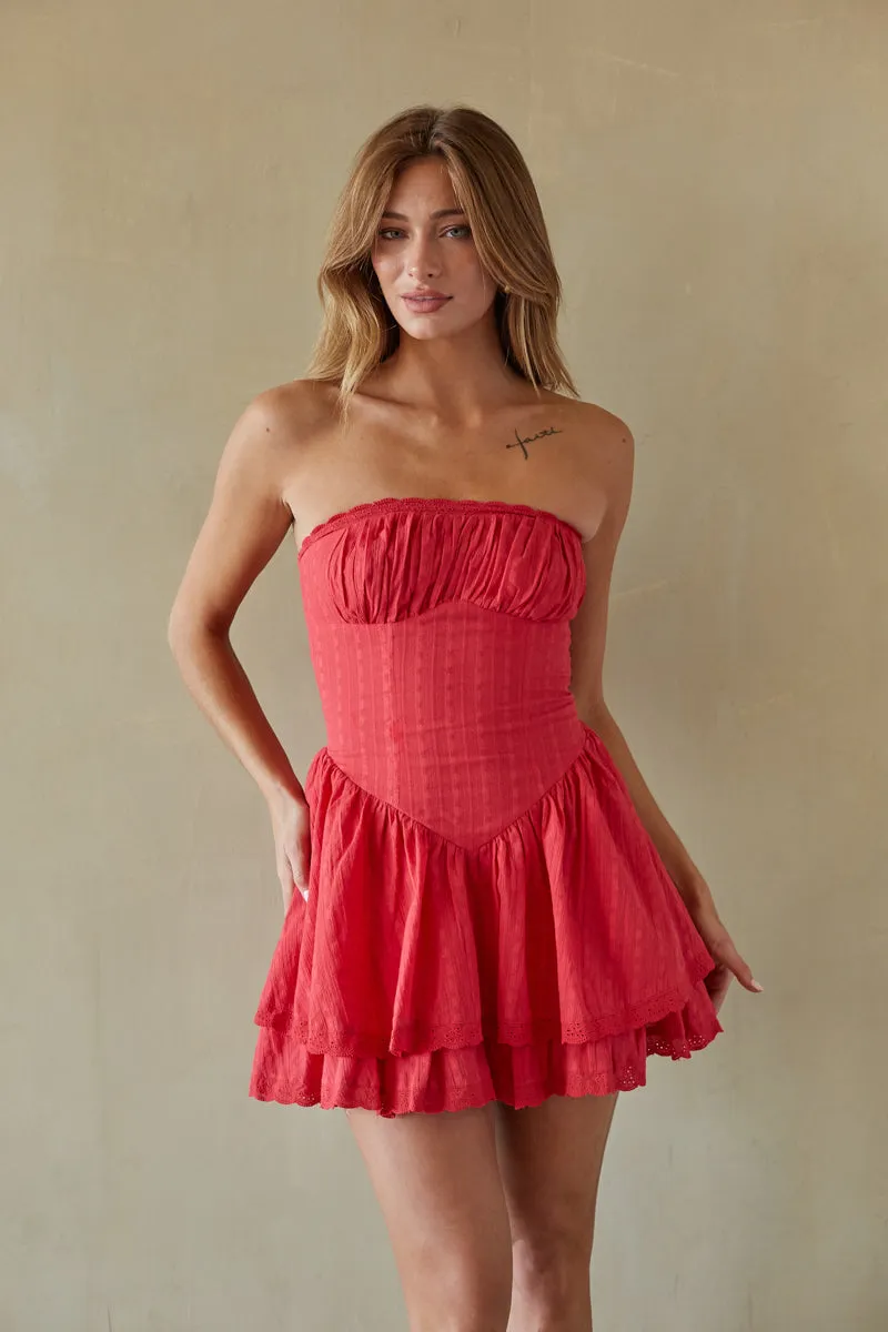 Dixie Bustier Mini Dress weekend mood