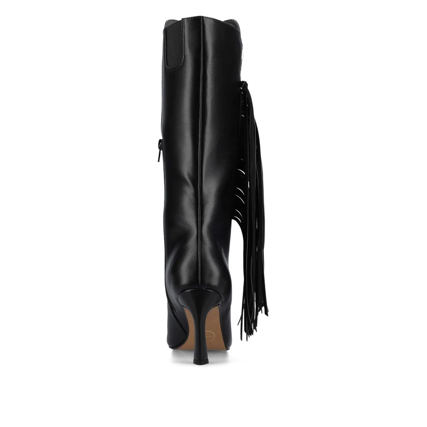 DOLLY KNEE HIGH TASSEL BOOTS high shaft