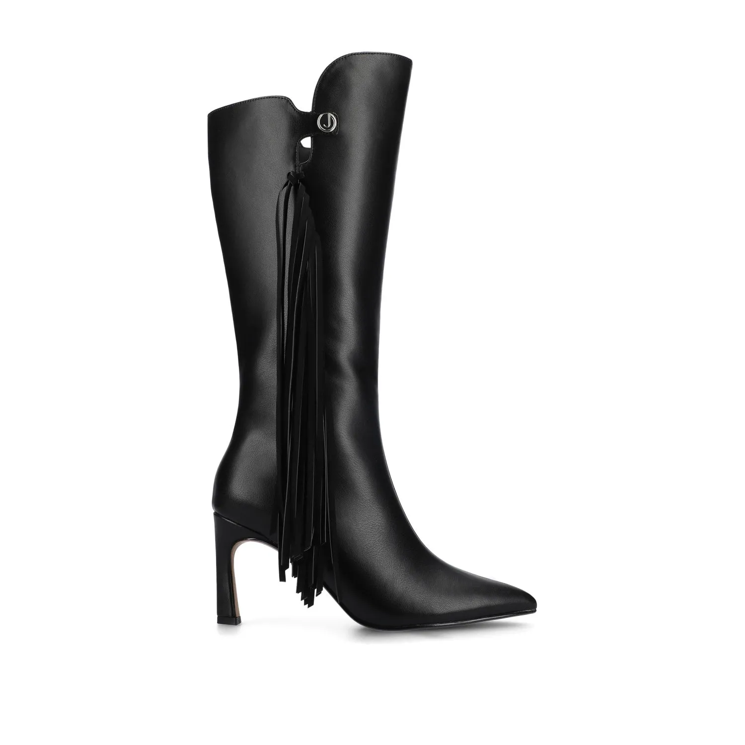 DOLLY KNEE HIGH TASSEL BOOTS high shaft