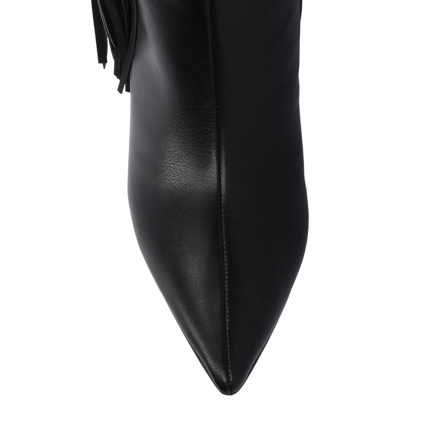 DOLLY KNEE HIGH TASSEL BOOTS high shaft