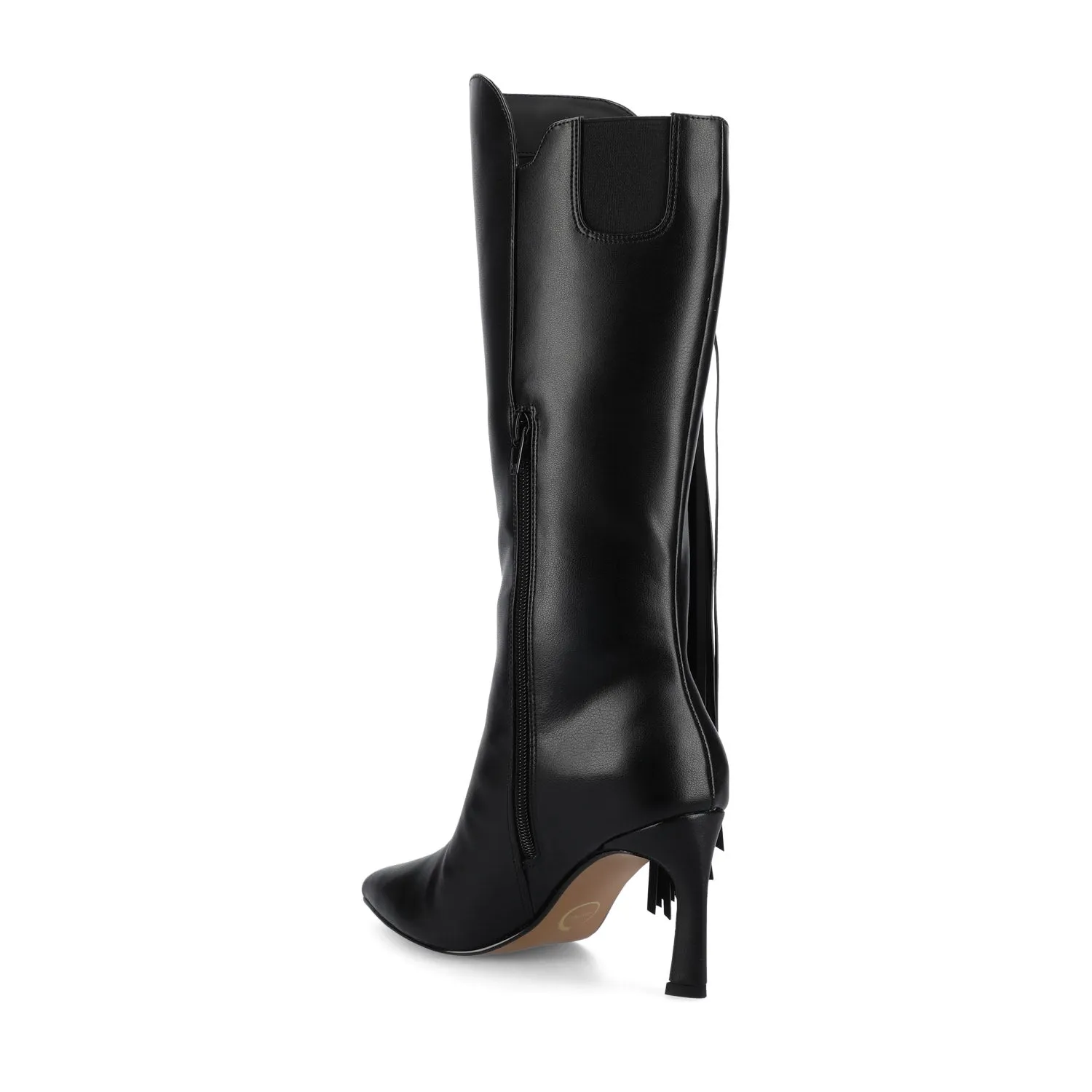 DOLLY KNEE HIGH TASSEL BOOTS high shaft