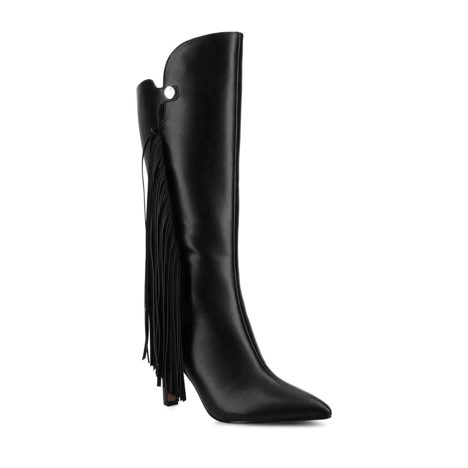 DOLLY KNEE HIGH TASSEL BOOTS high shaft