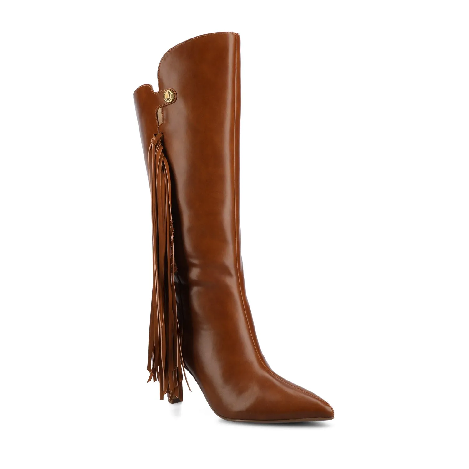 DOLLY KNEE HIGH TASSEL BOOTS high shaft