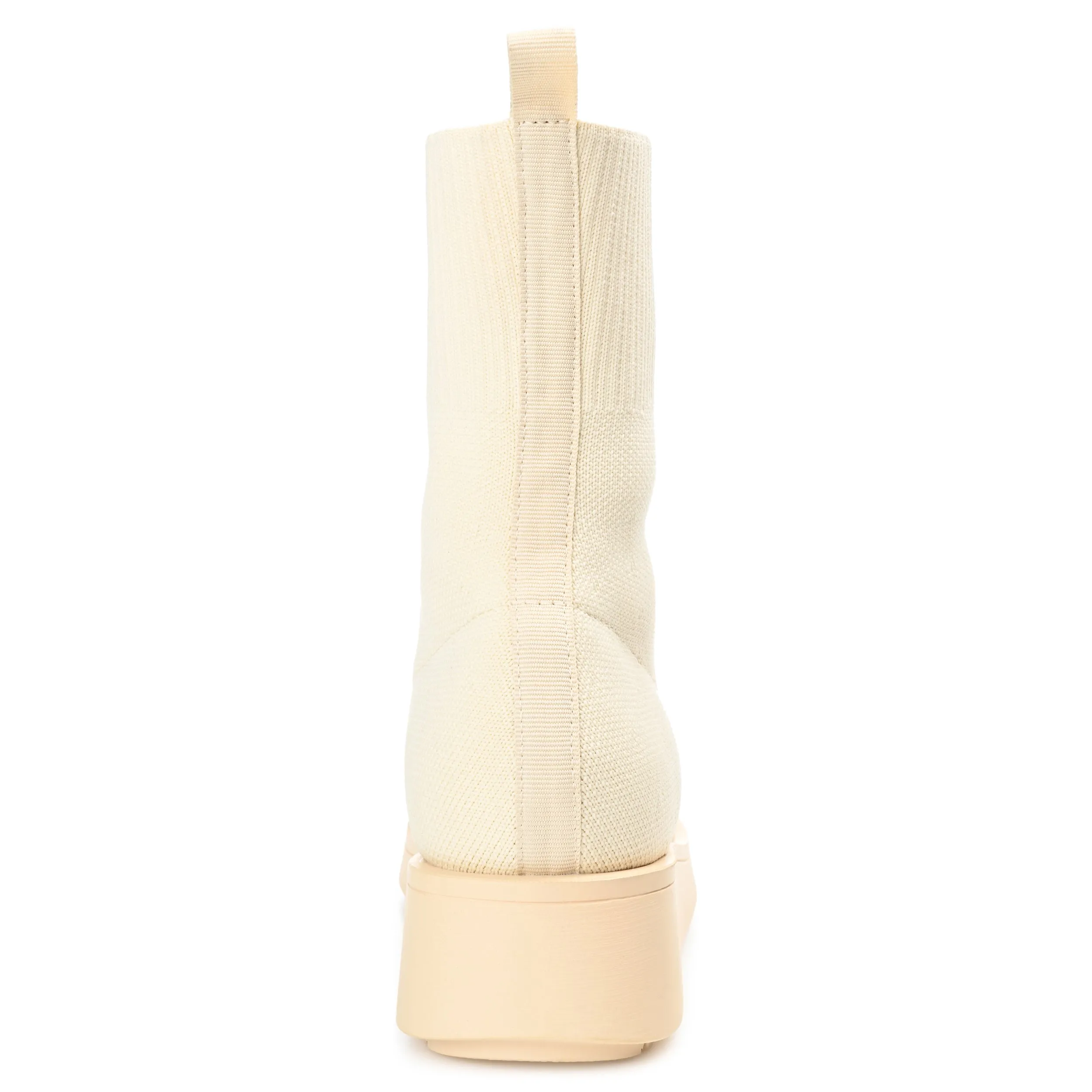 EBBY PLATFORM SOCK BOOT IN KNIT FABRIC stance look