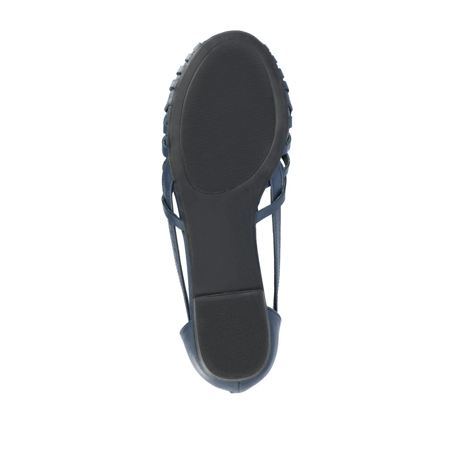 EKKO WOVEN FLATS IN FAUX LEATHER brunch mood