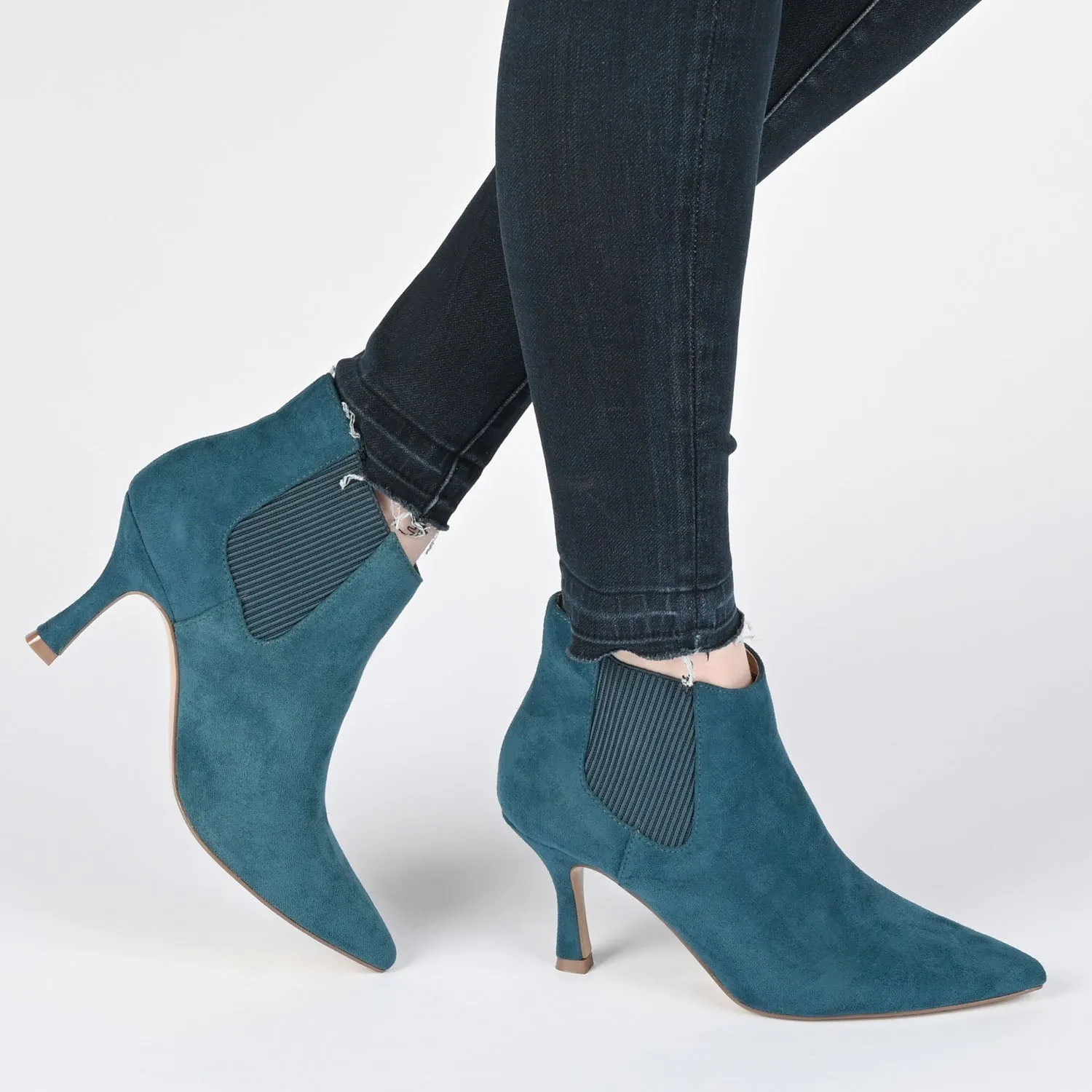 ELITTA CHELSEA BOOTIES IN FAUX SUEDE wind block