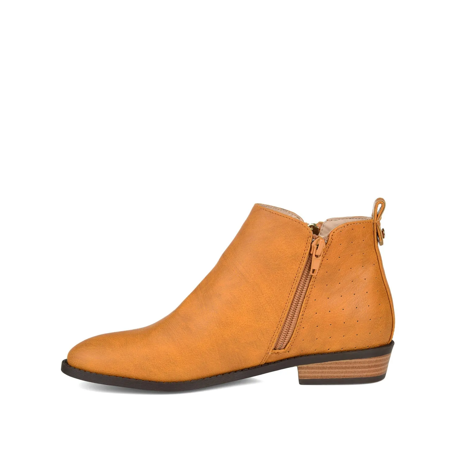 ELLIS ZIP UP BOOTIE IN FAUX LEATHER urban trail