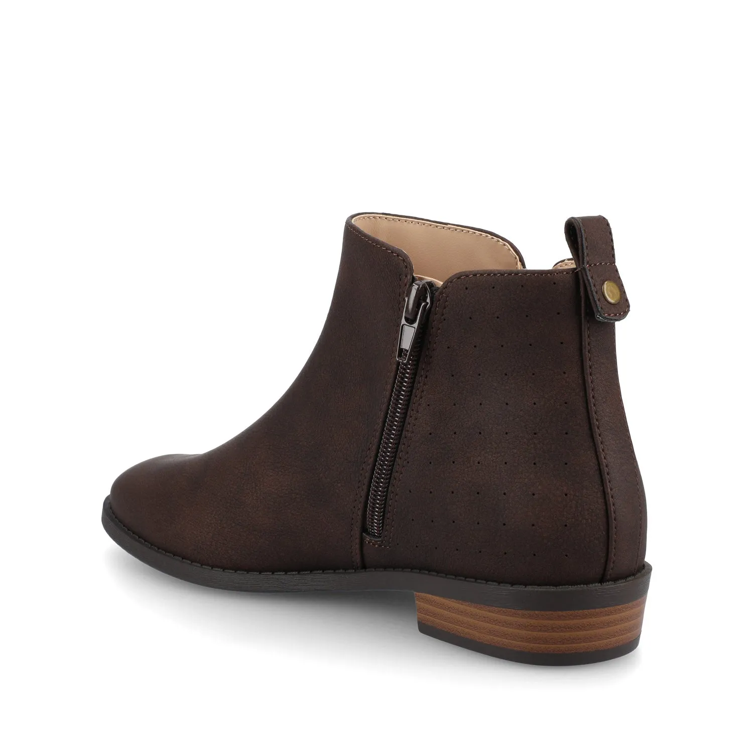 ELLIS ZIP UP BOOTIE IN FAUX LEATHER urban trail