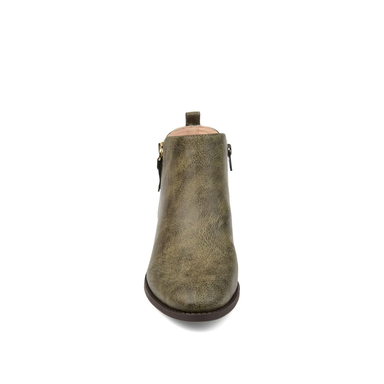 ELLIS ZIP UP BOOTIE IN FAUX LEATHER urban trail