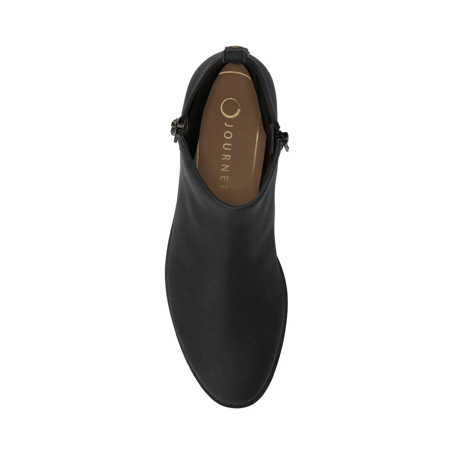 ELLIS ZIP UP BOOTIE IN FAUX LEATHER urban trail