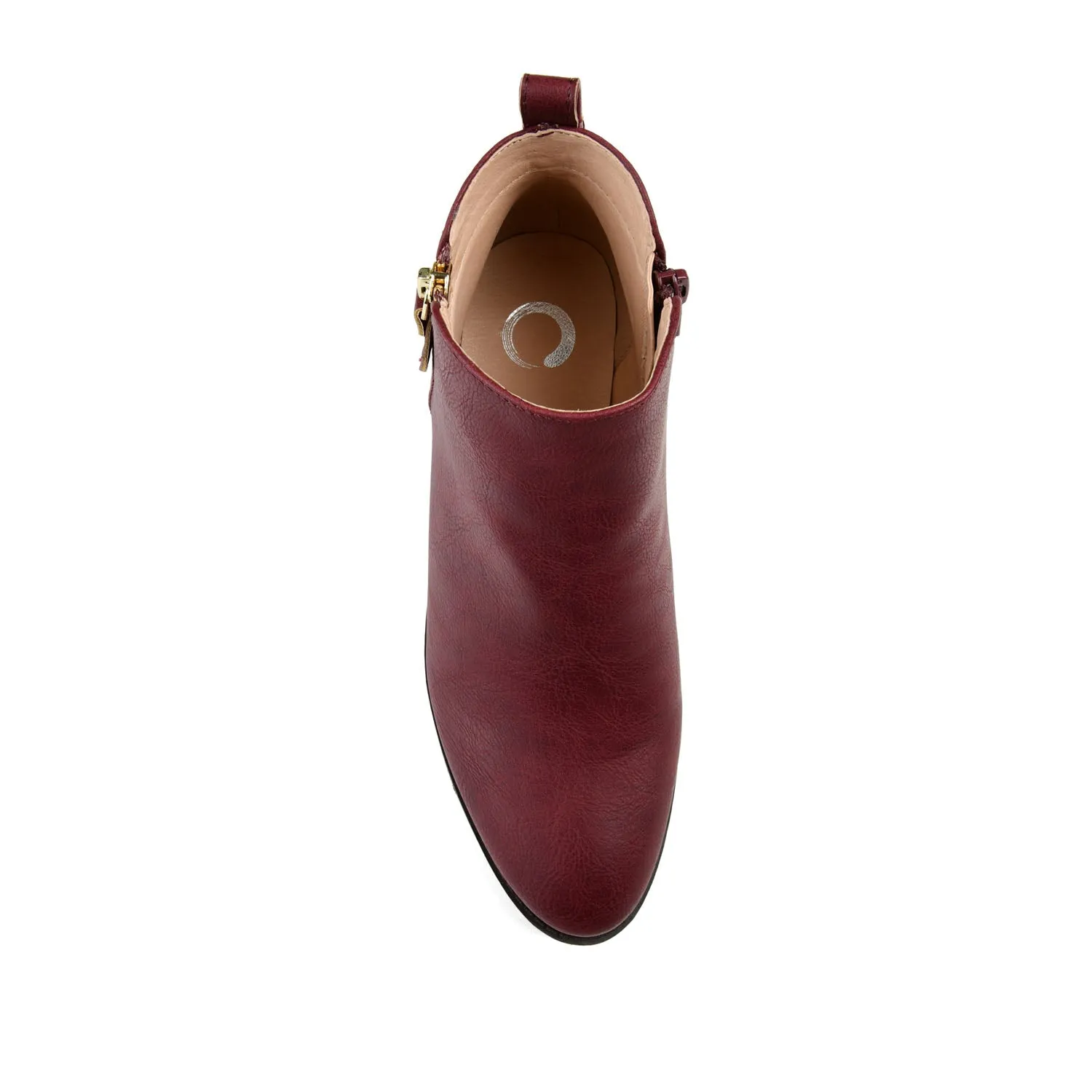 ELLIS ZIP UP BOOTIE IN FAUX LEATHER urban trail