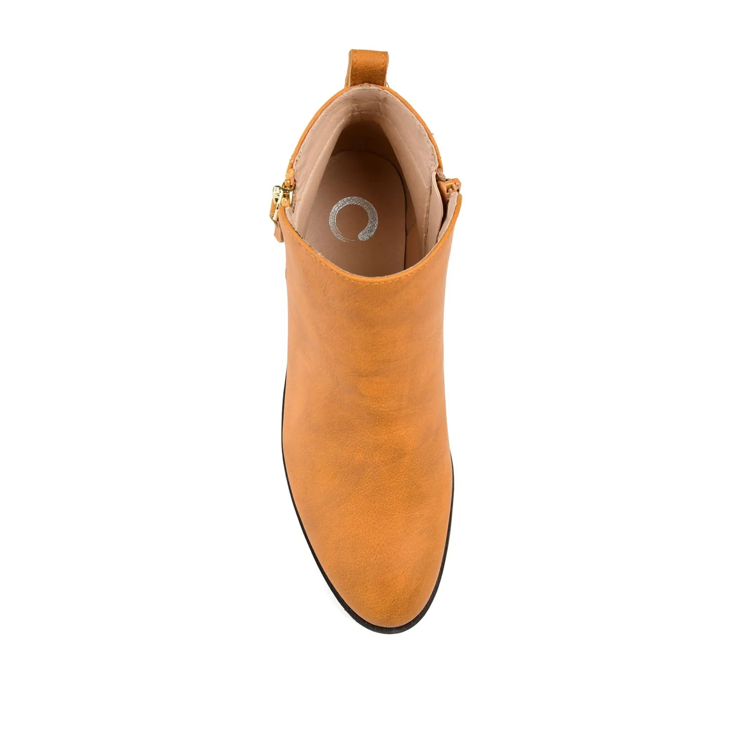 ELLIS ZIP UP BOOTIE IN FAUX LEATHER urban trail