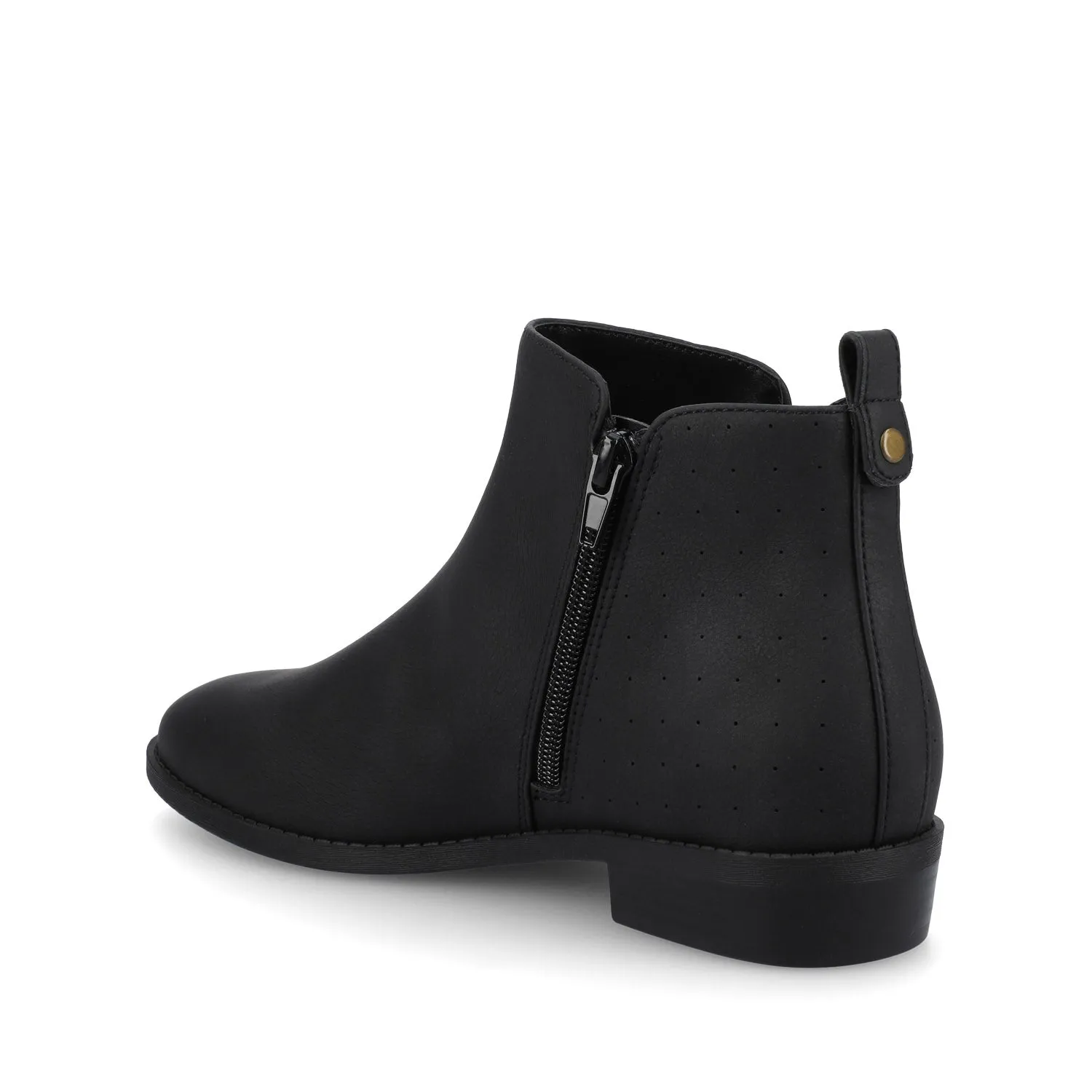 ELLIS ZIP UP BOOTIE IN FAUX LEATHER urban trail