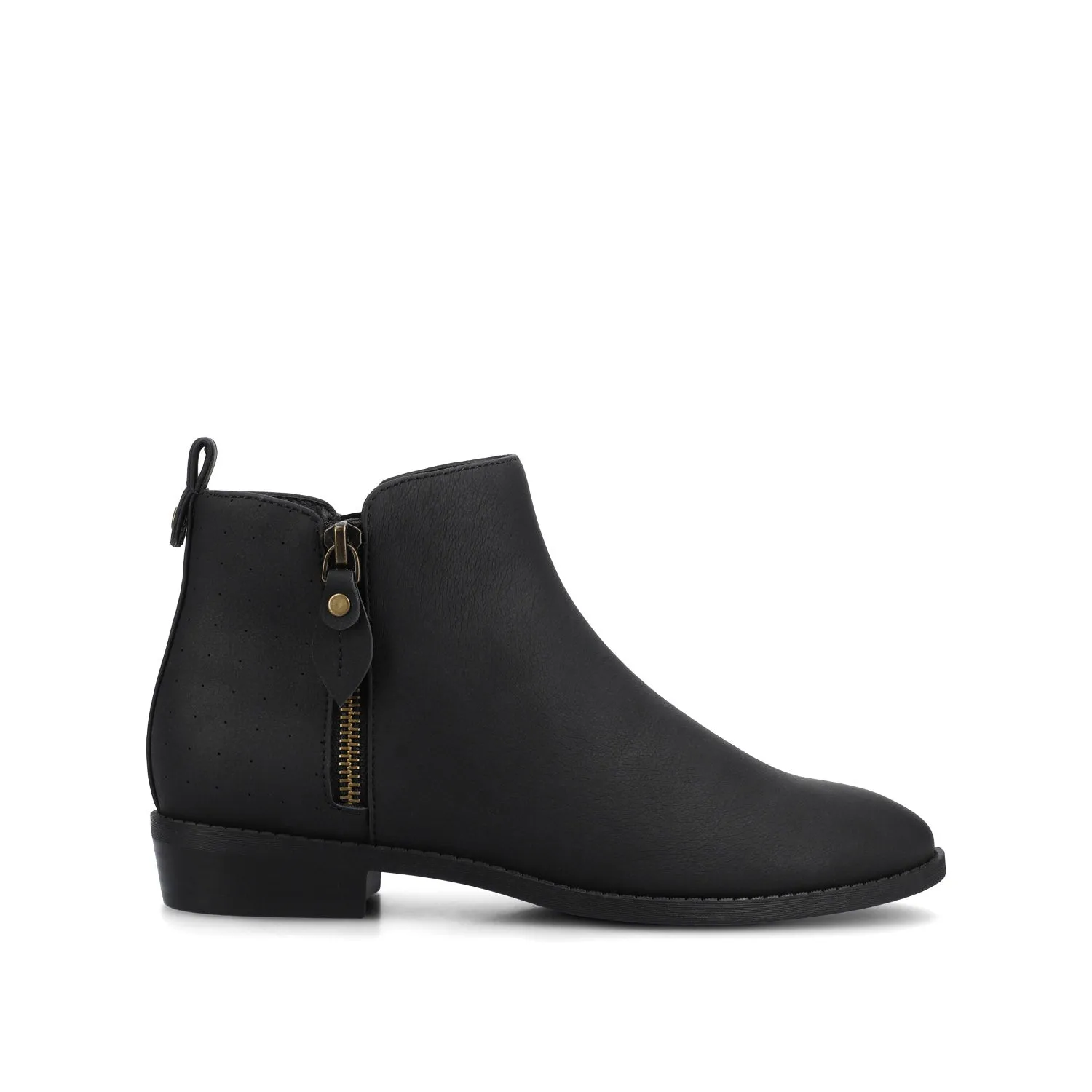 ELLIS ZIP UP BOOTIE IN FAUX LEATHER urban trail