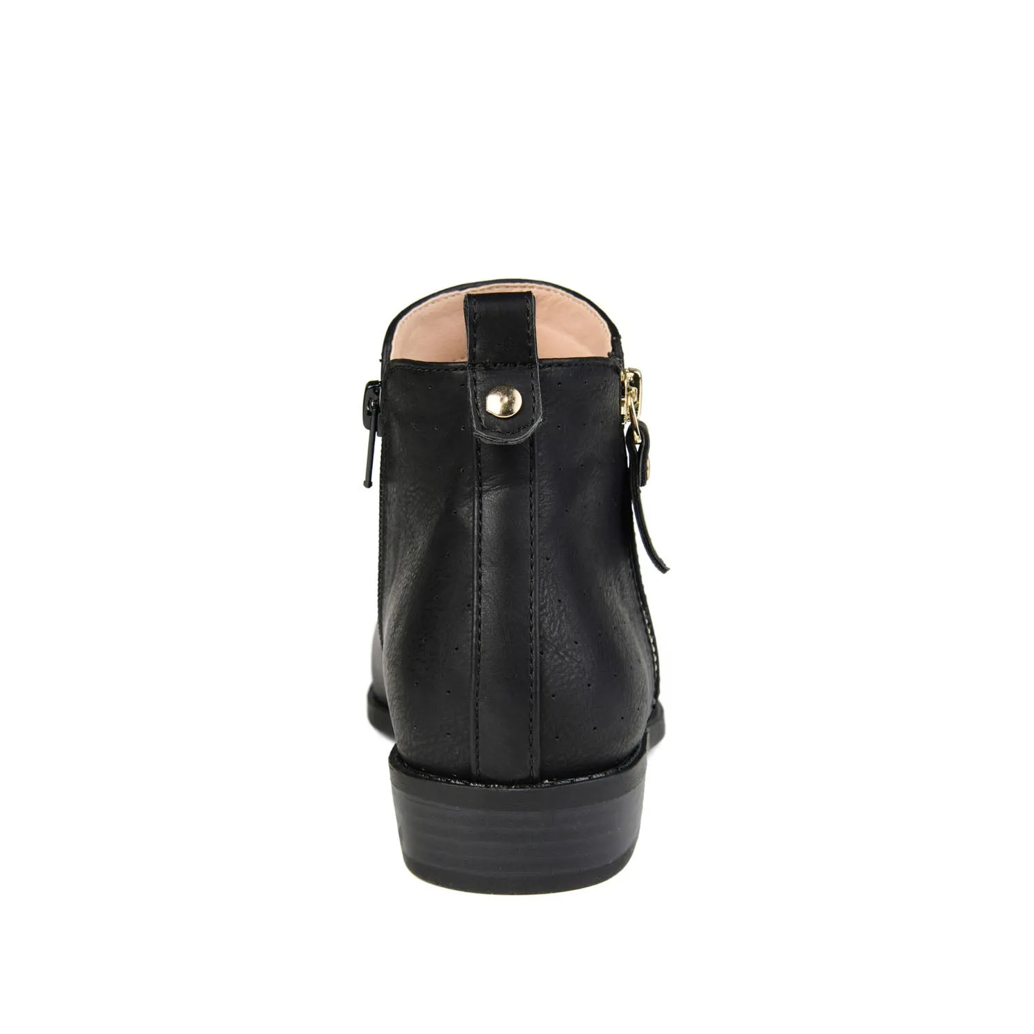 ELLIS ZIP UP BOOTIE IN FAUX LEATHER urban trail