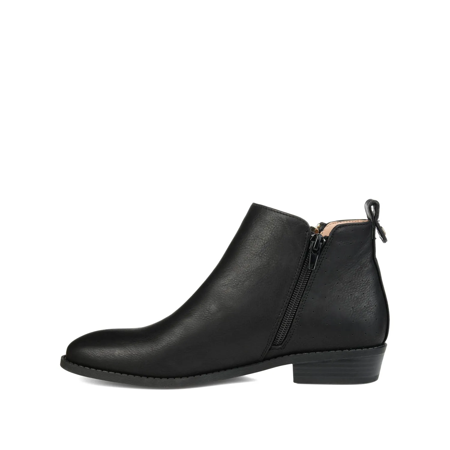 ELLIS ZIP UP BOOTIE IN FAUX LEATHER urban trail
