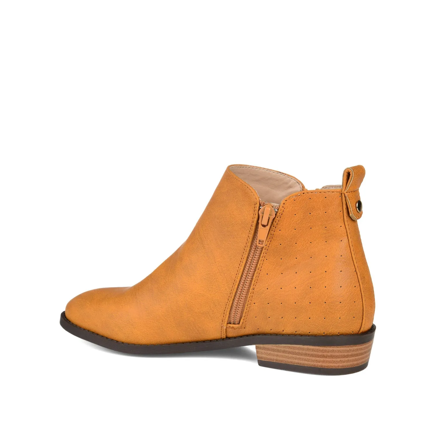 ELLIS ZIP UP BOOTIE IN FAUX LEATHER urban trail