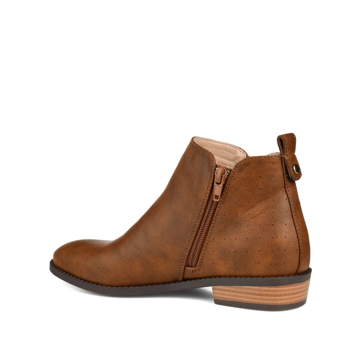 ELLIS ZIP UP BOOTIE IN FAUX LEATHER urban trail