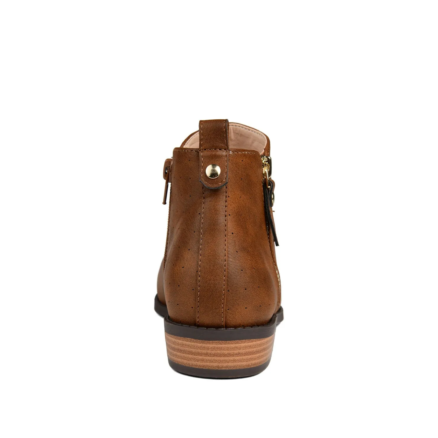 ELLIS ZIP UP BOOTIE IN FAUX LEATHER urban trail
