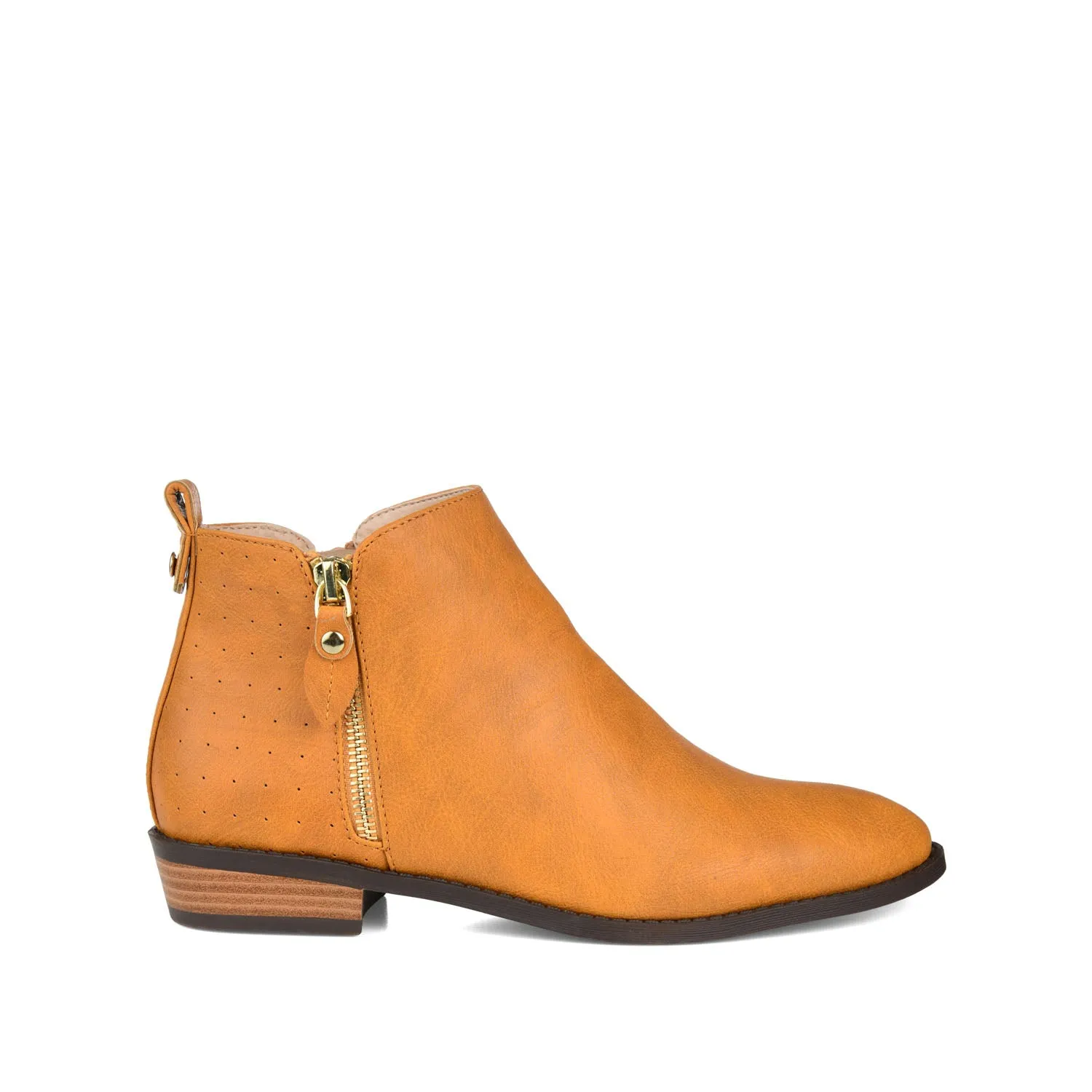 ELLIS ZIP UP BOOTIE IN FAUX LEATHER urban trail
