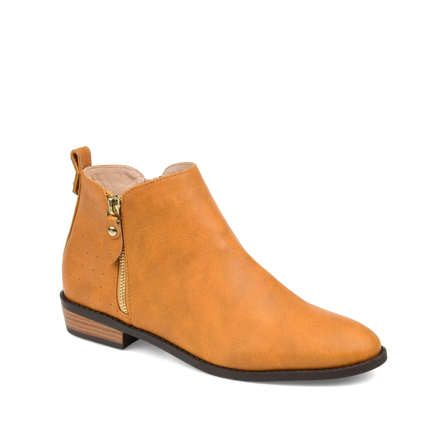 ELLIS ZIP UP BOOTIE IN FAUX LEATHER urban trail