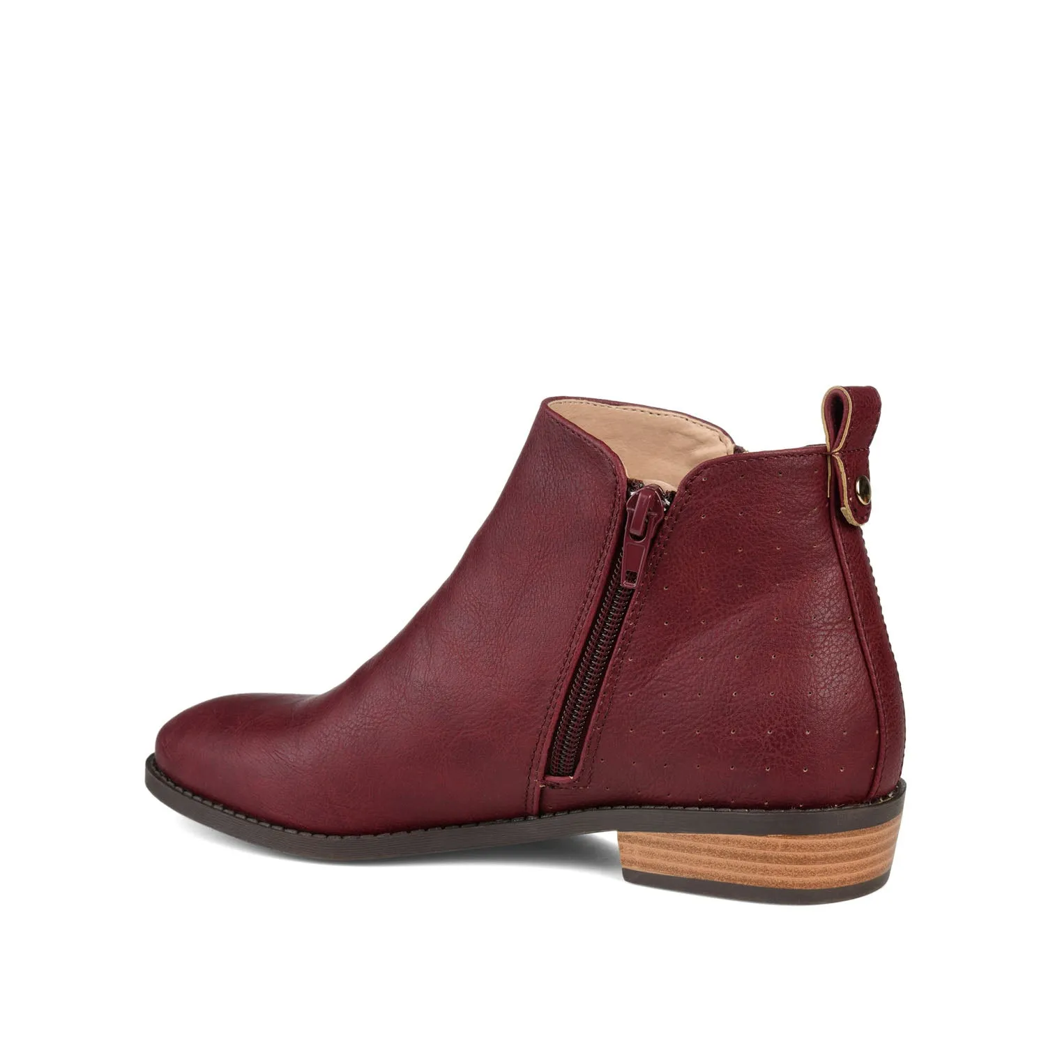 ELLIS ZIP UP BOOTIE IN FAUX LEATHER urban trail
