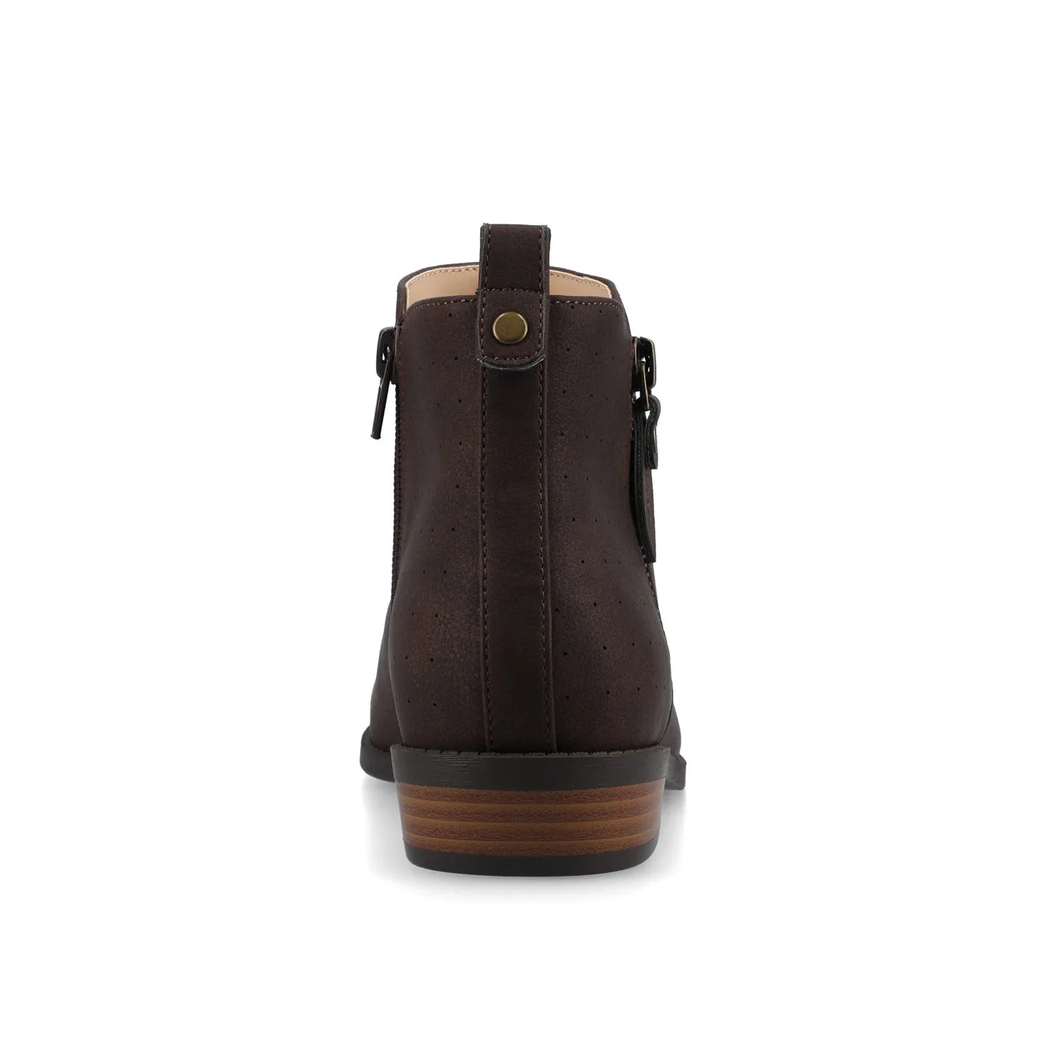 ELLIS ZIP UP BOOTIE IN FAUX LEATHER urban trail