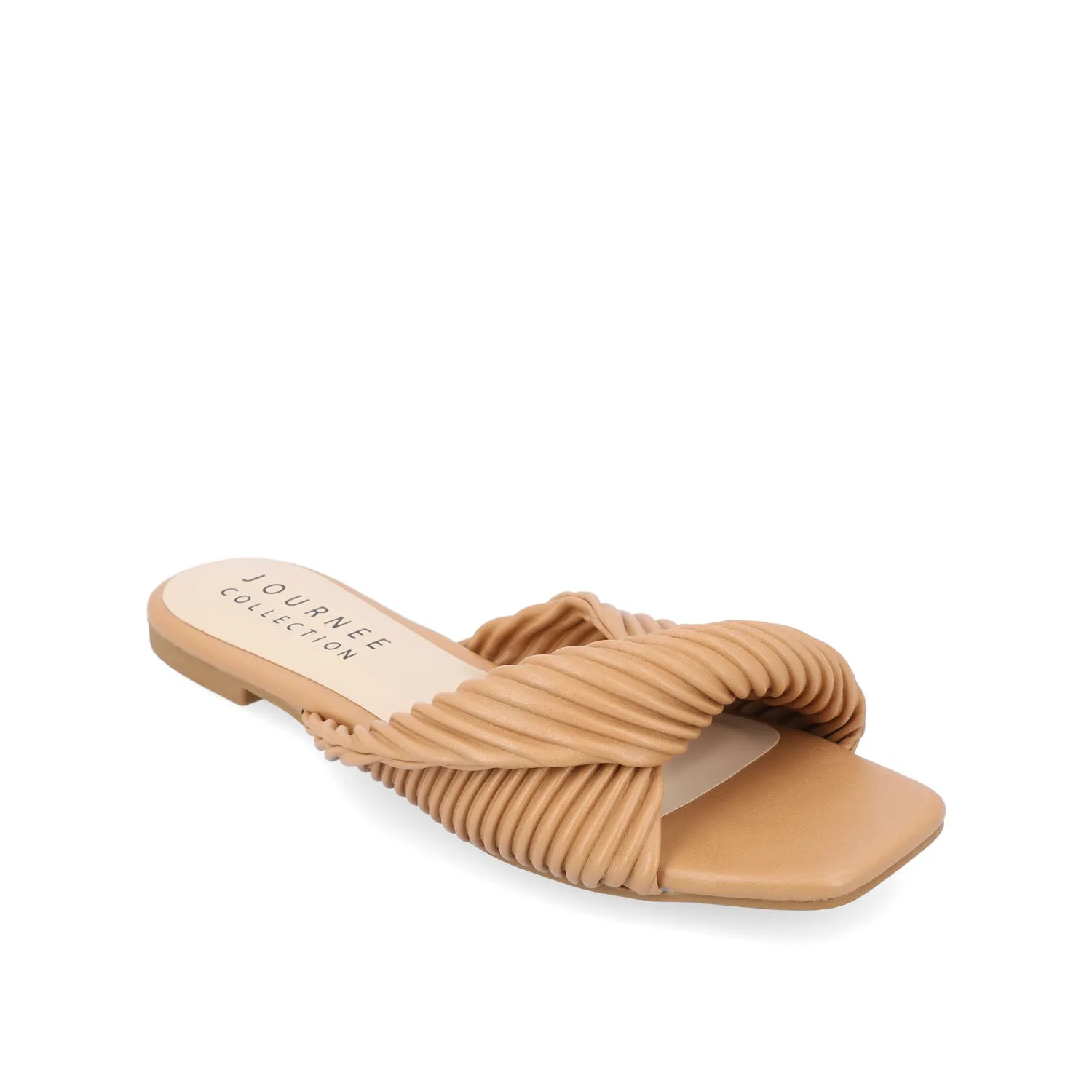 EMALYNN SLIDE SANDALS IN FAUX LEATHER fall step