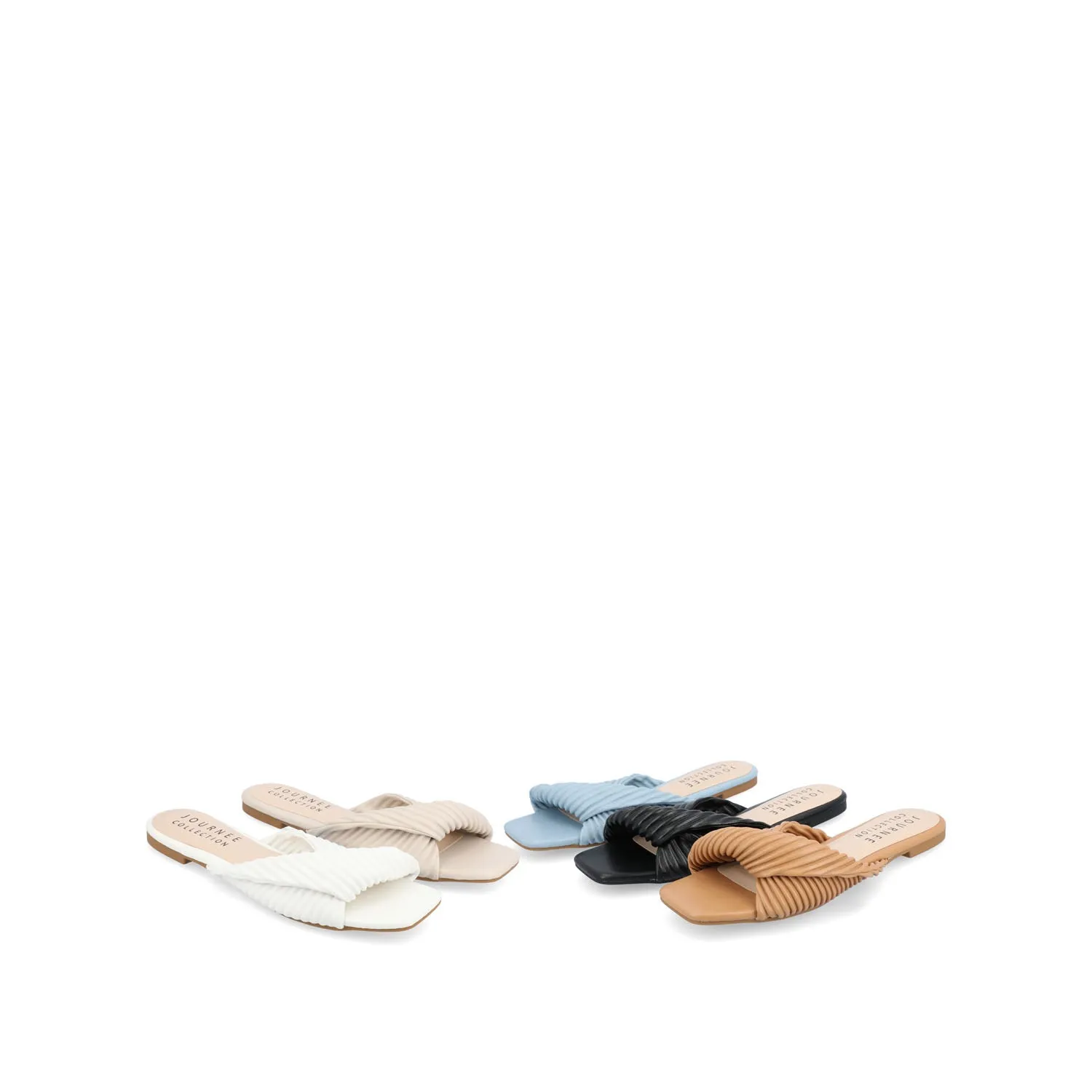 EMALYNN SLIDE SANDALS IN FAUX LEATHER fall step