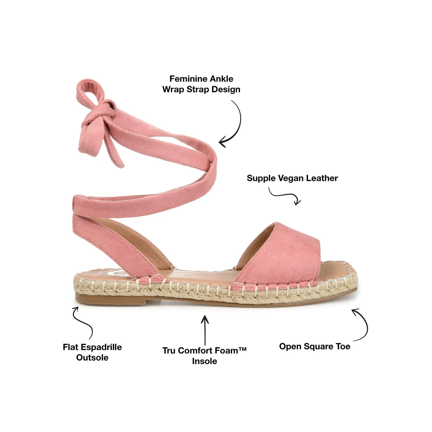 EMELIE MULTI STRAP ESPADRILLE SANDALS nature mood