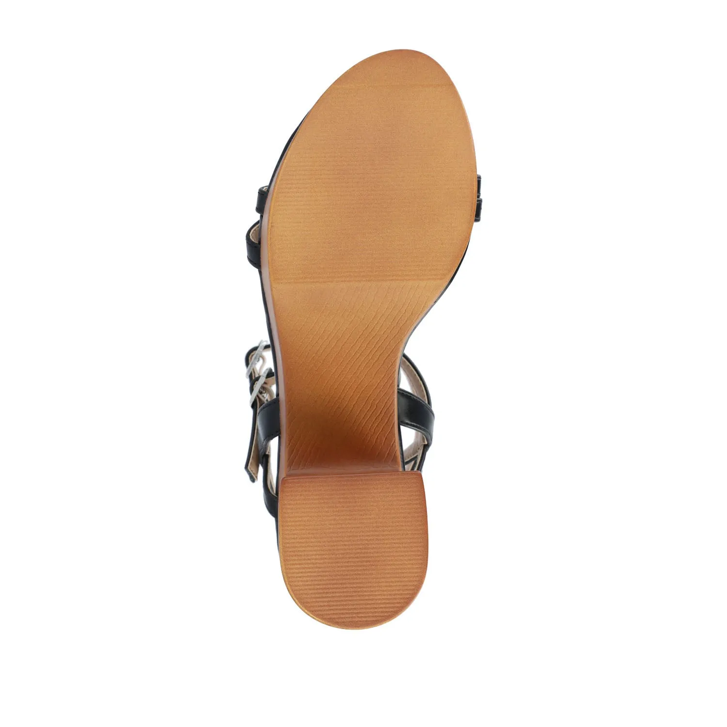EMERYNN HEELED SANDALS IN FAUX LEATHER sea breeze