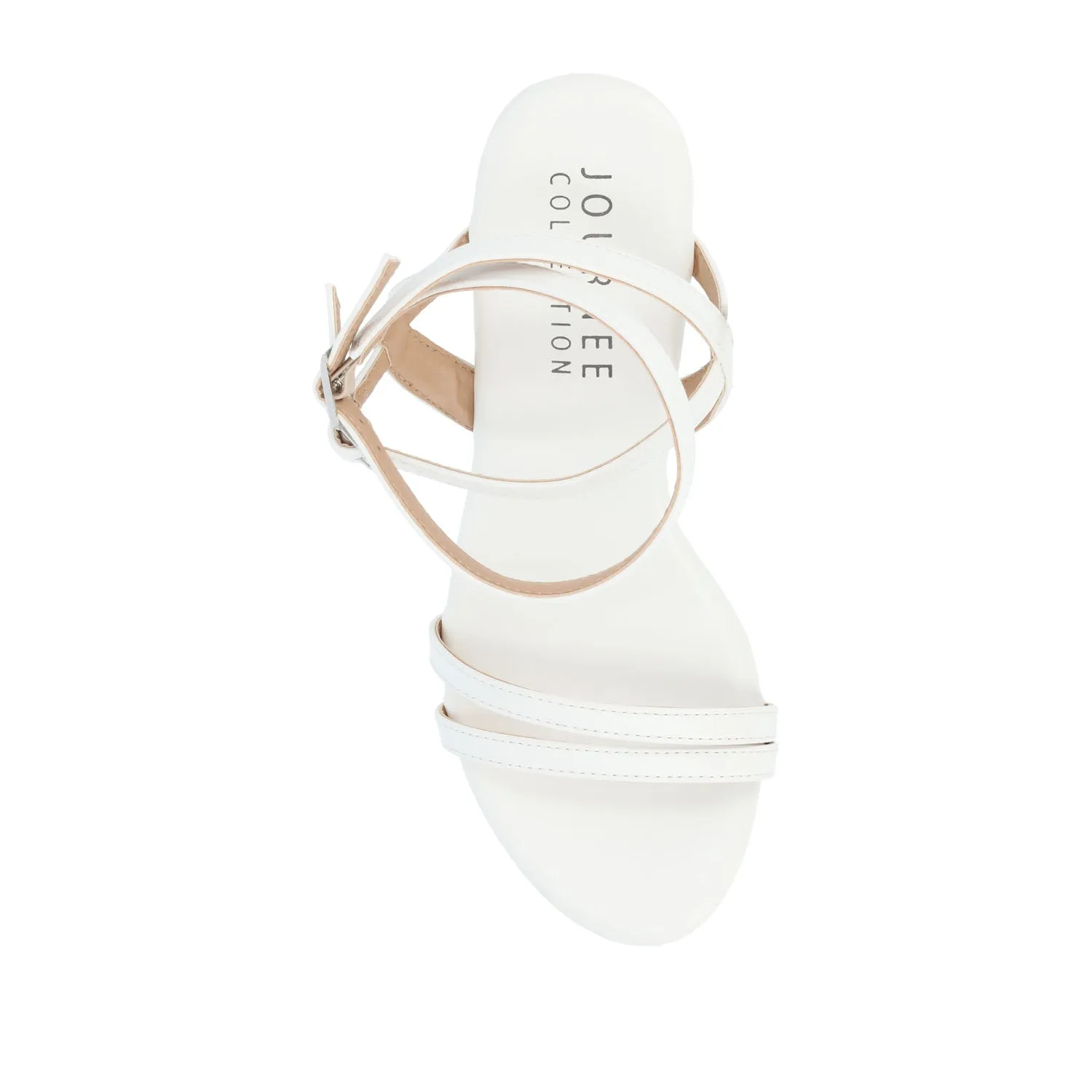 EMERYNN HEELED SANDALS IN FAUX LEATHER sea breeze