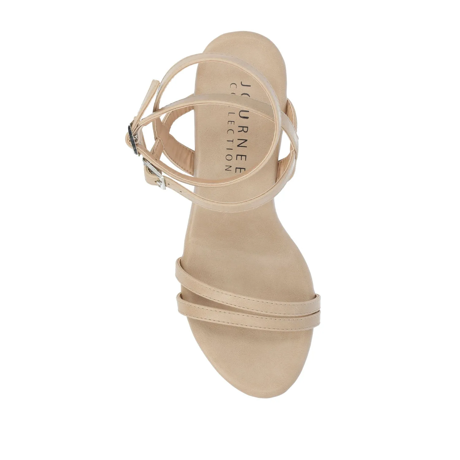 EMERYNN HEELED SANDALS IN FAUX LEATHER sea breeze