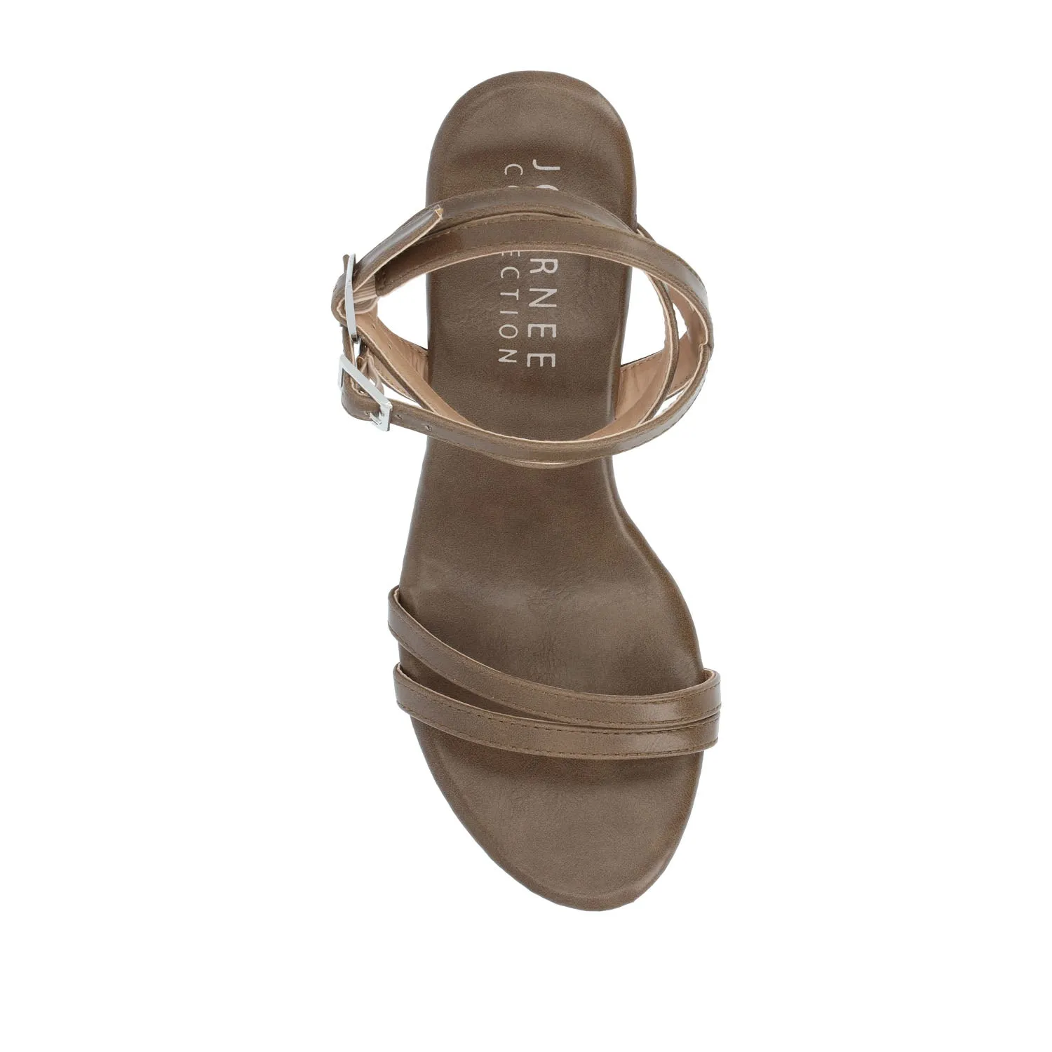 EMERYNN HEELED SANDALS IN FAUX LEATHER sea breeze