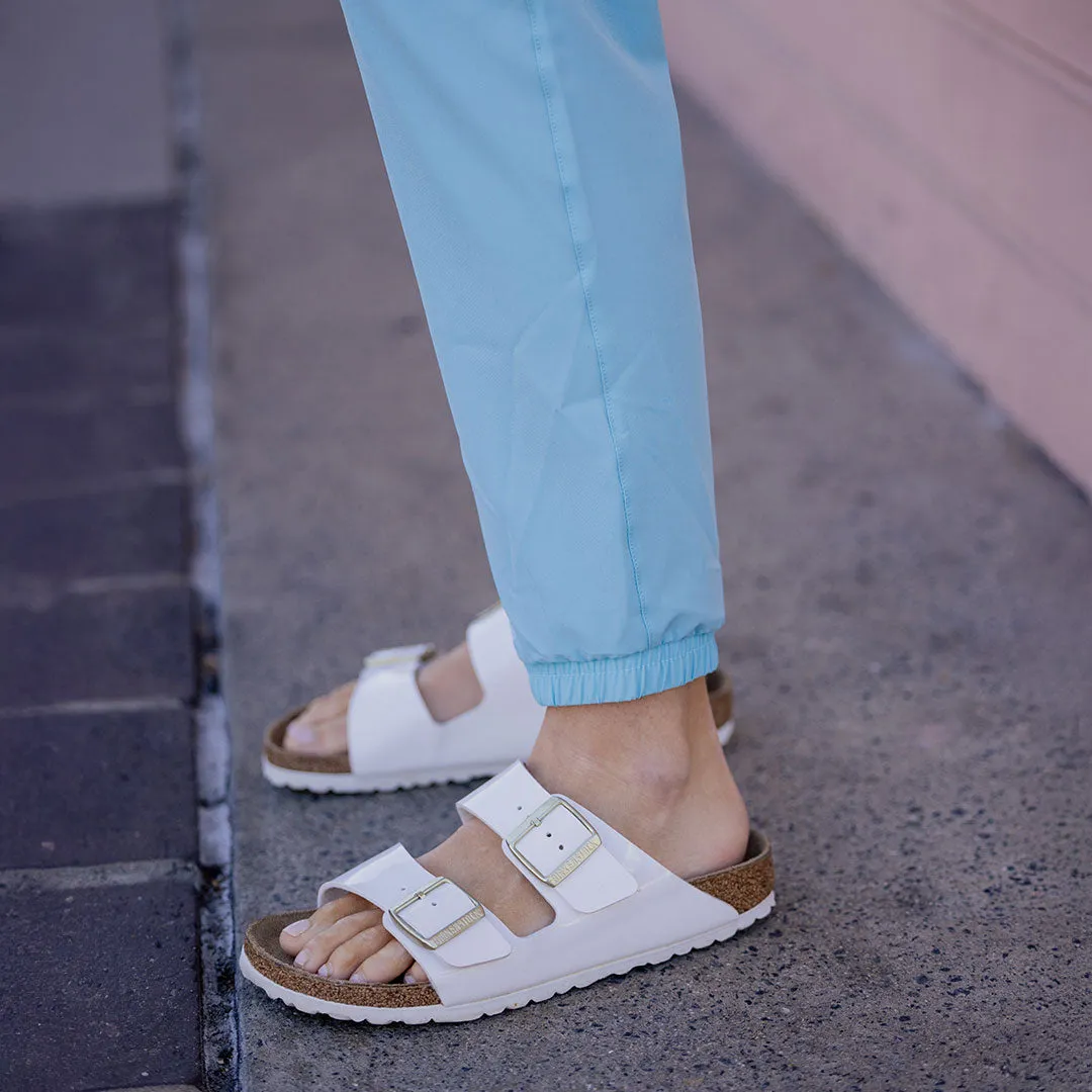 Everywhere Joggers, Aqua Blue ready now