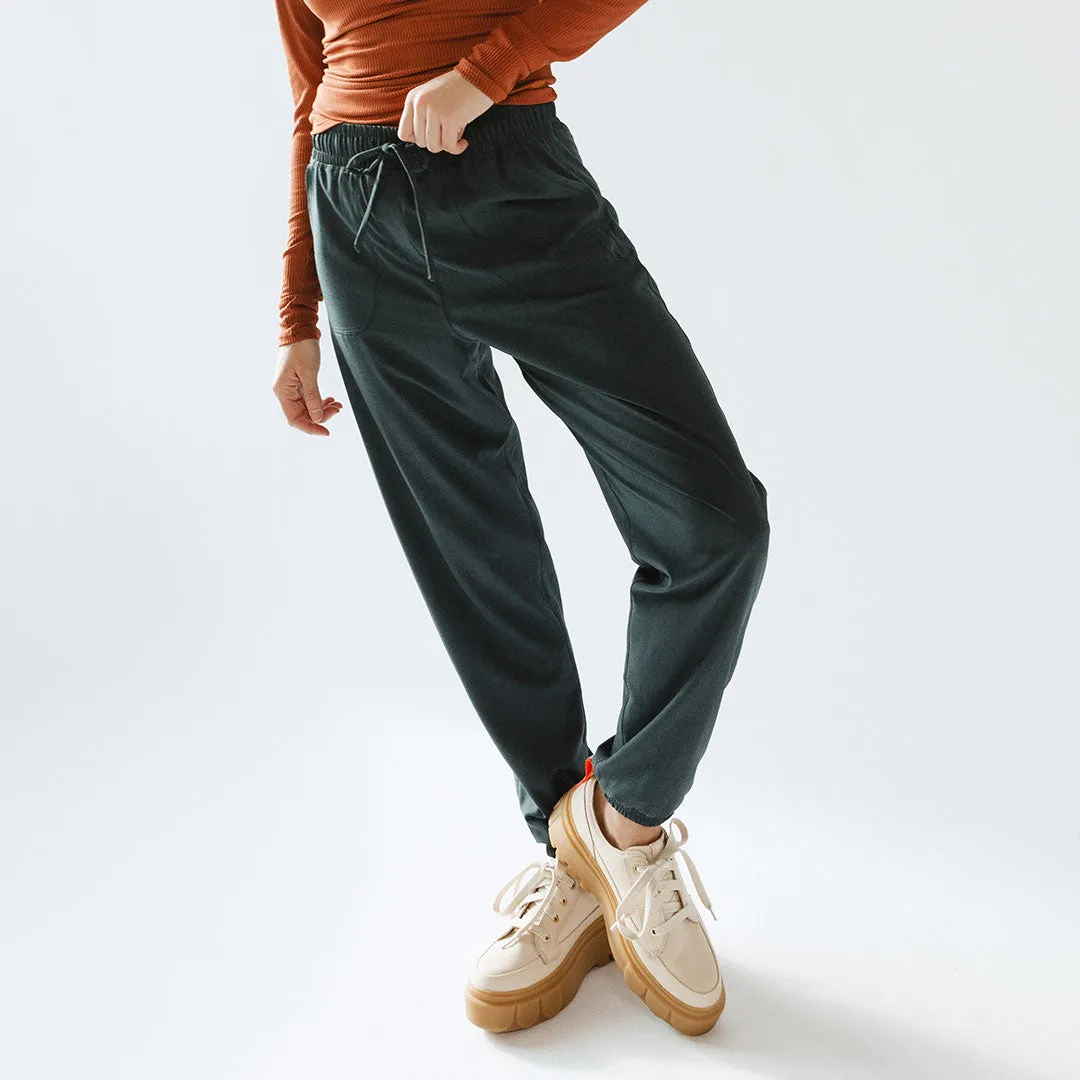 Everywhere Joggers, Heather Cobalt plus style