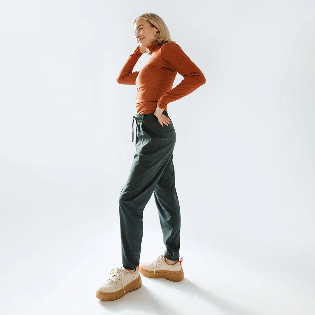 Everywhere Joggers, Heather Cobalt plus style